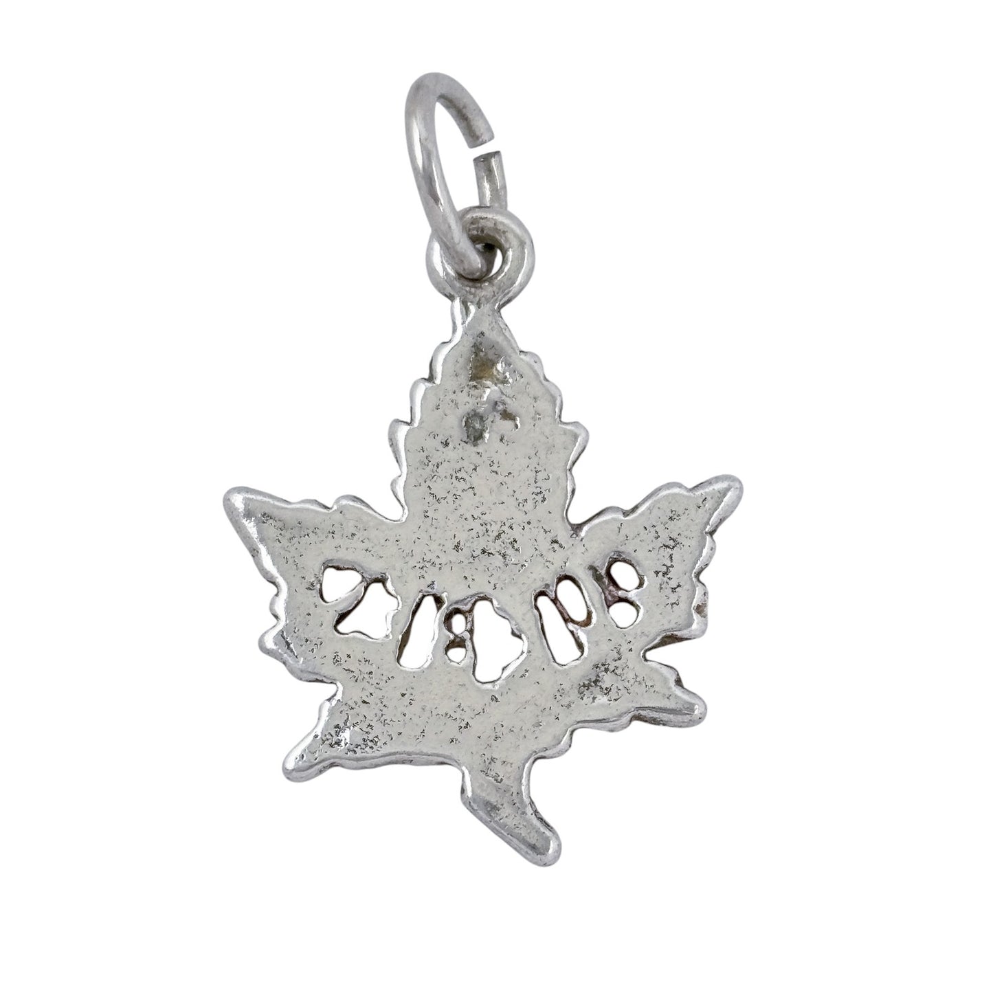 Vintage Sterling Silver 925 Quebec Maple Leaf Charm