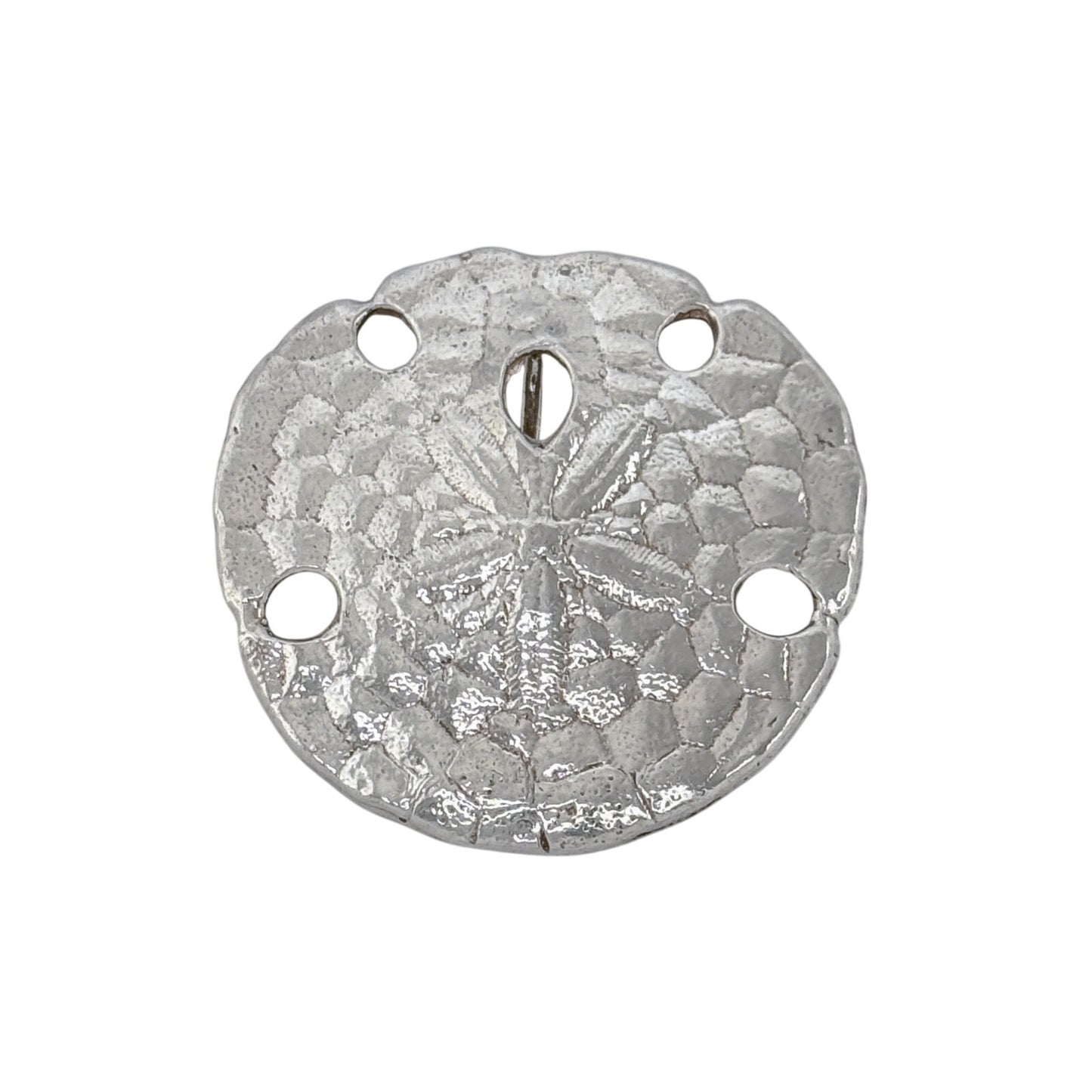 Vintage Sterling Silver 925 Sand Dollar Pendant