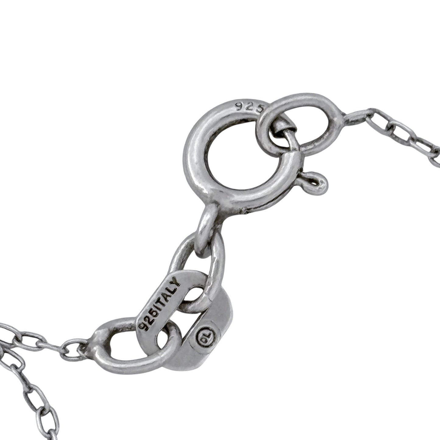 Vintage Italian Sterling Silver 925 Cable Link Chain Necklace 19"
