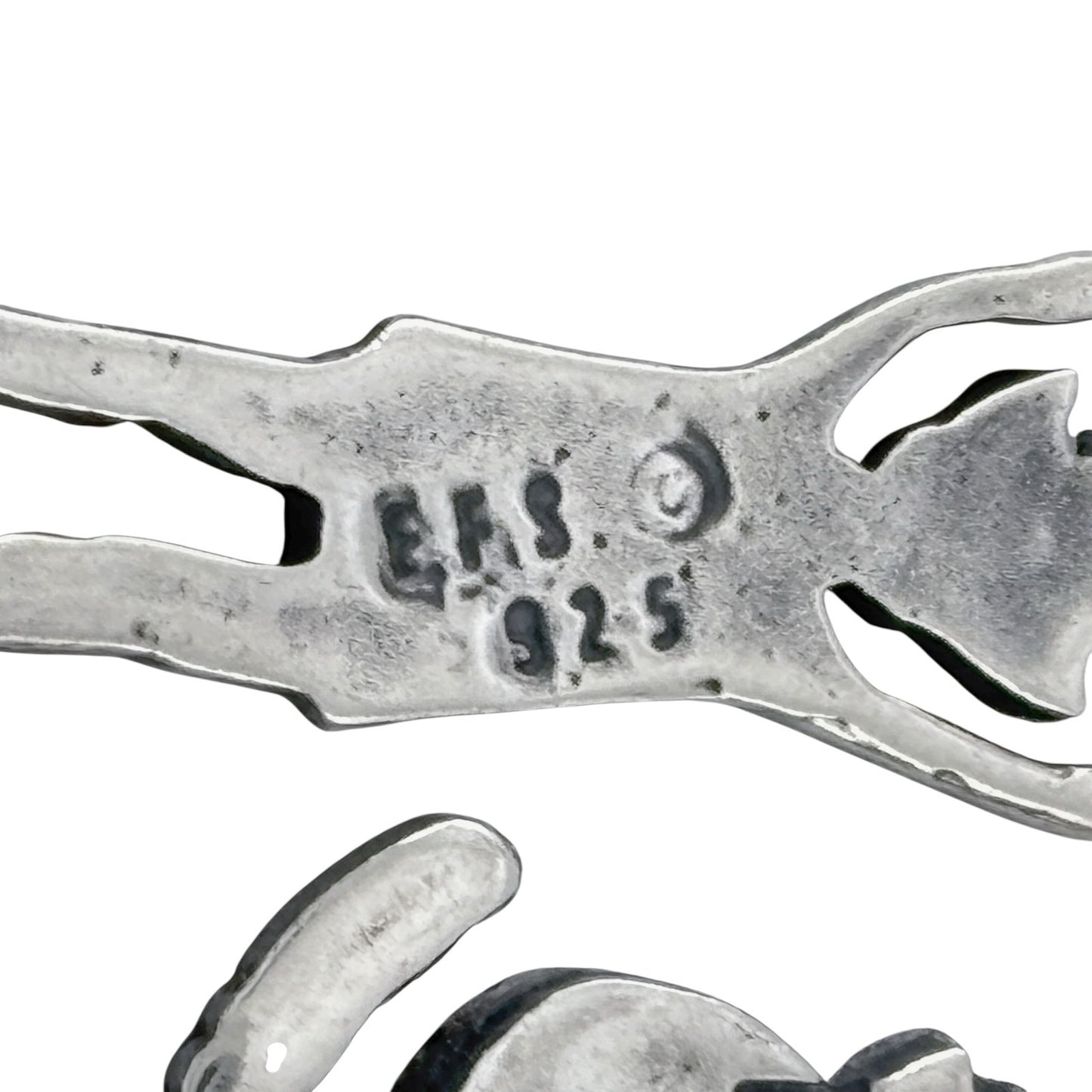 Vintage Sterling Silver 925 School Children Charm Brooch