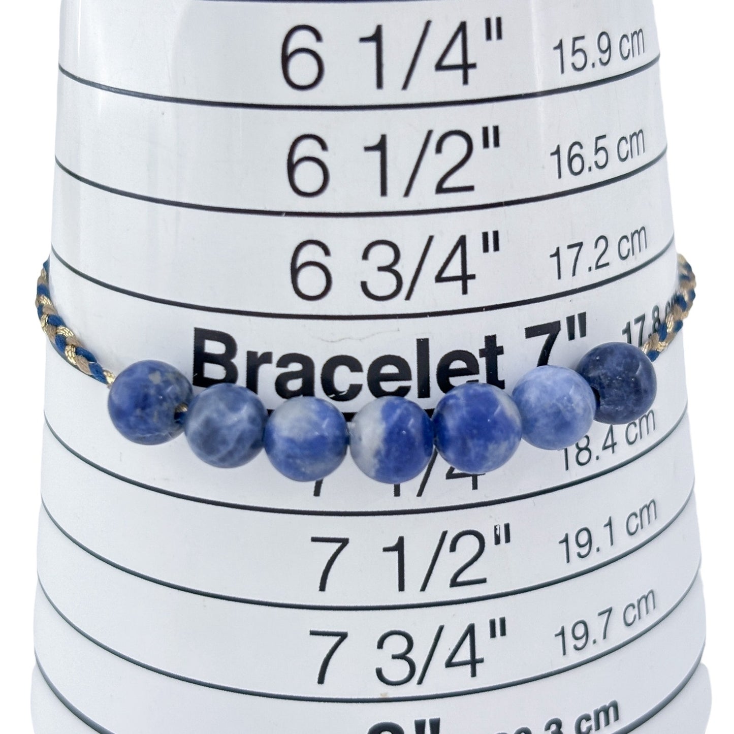 Adjustable 14kt Gold Alex and Ani Precious Threads Sodalite Bracelet