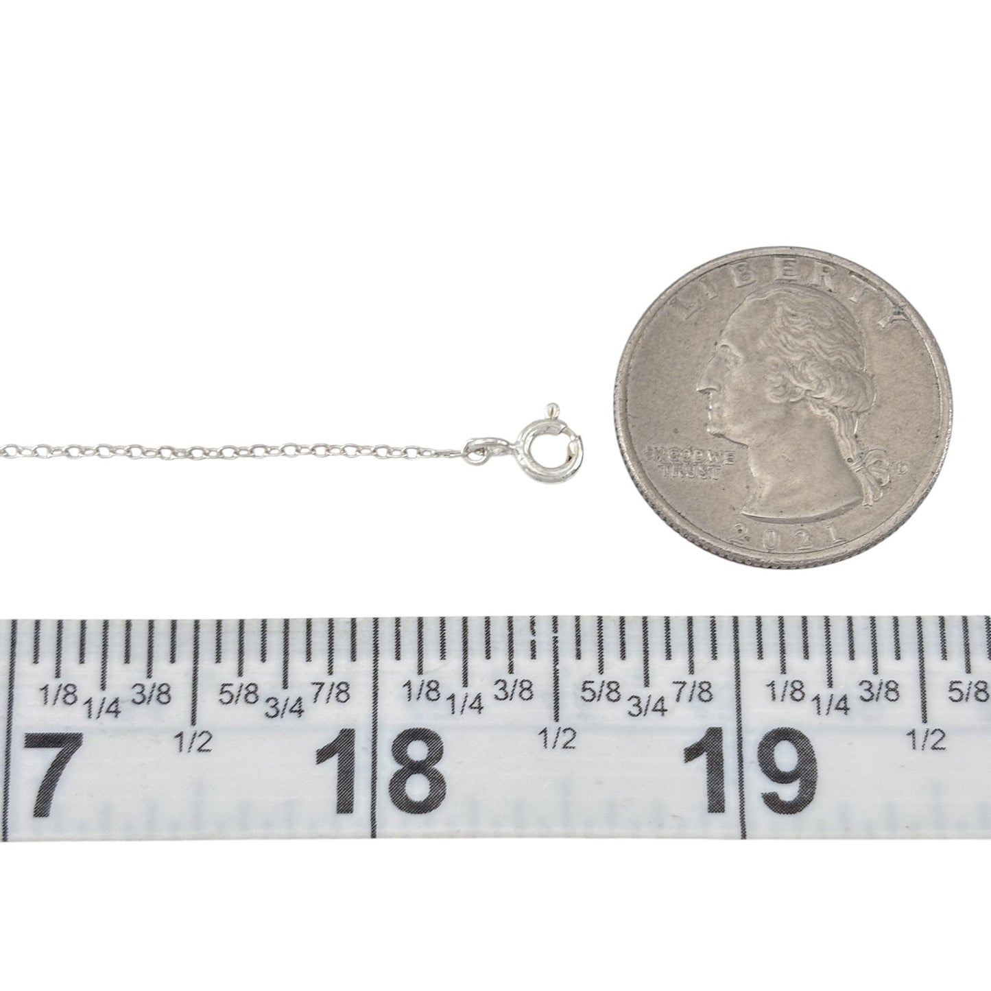 Vintage Sterling Silver 925 Anchor Pendant Necklace 16.5"-18.5"