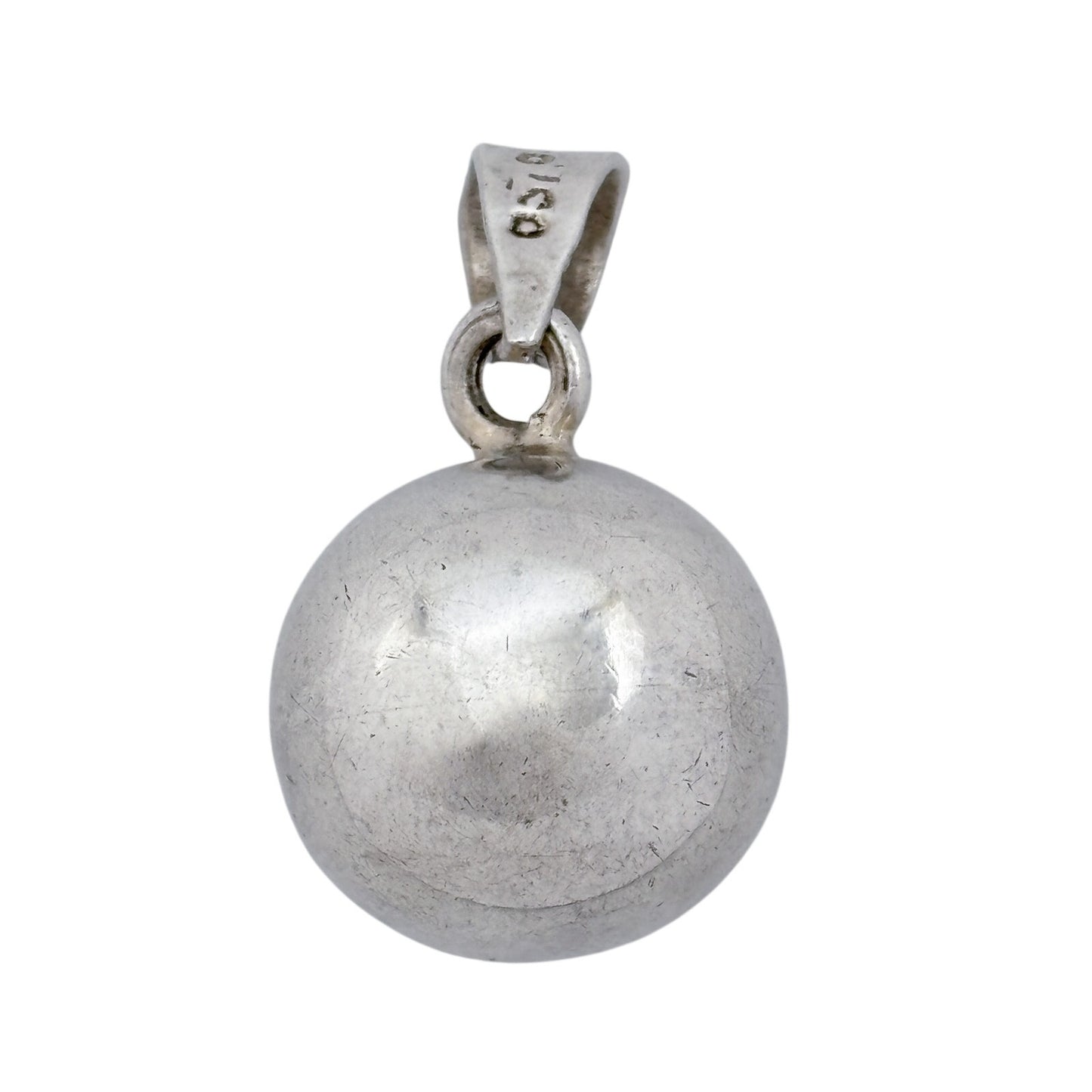 Vintage Sterling Silver 925 Jingle Ball Charm