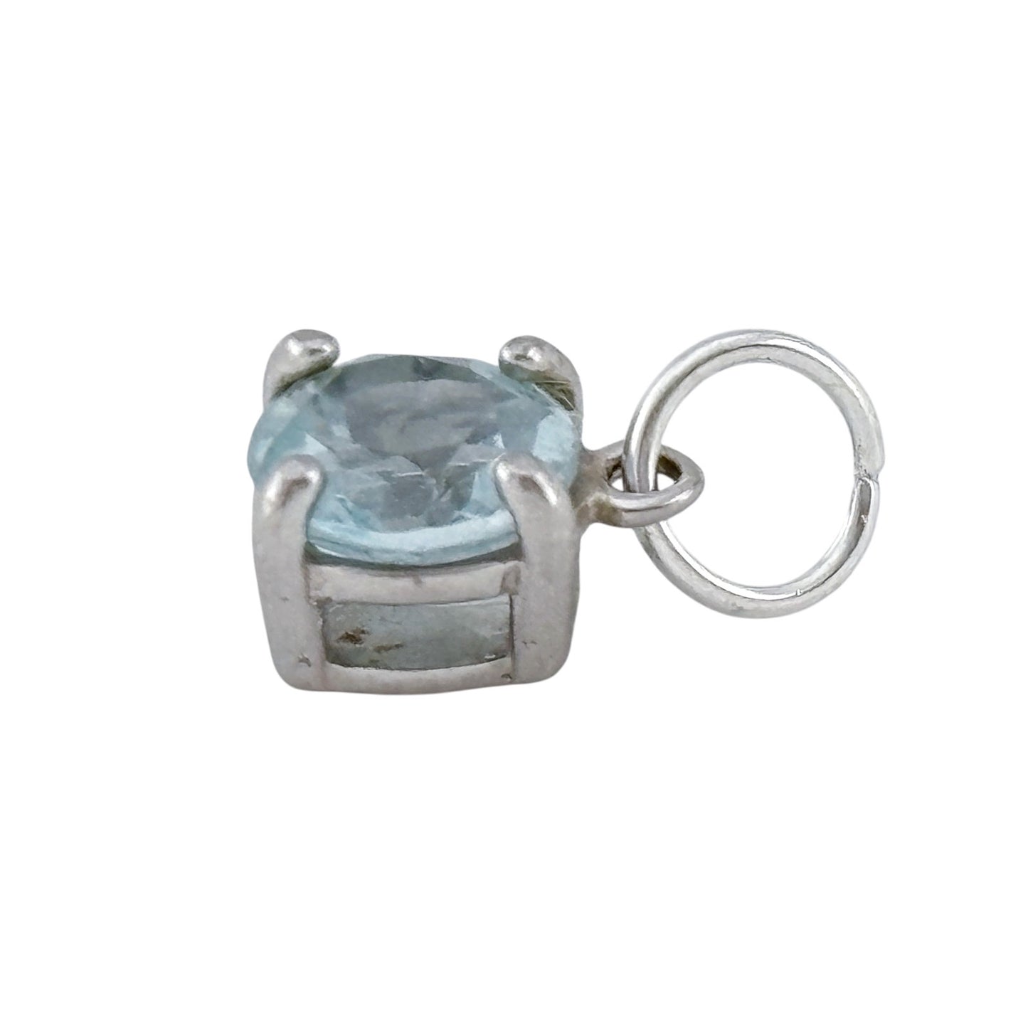 Vintage Sterling Silver 925 Topaz Pendant
