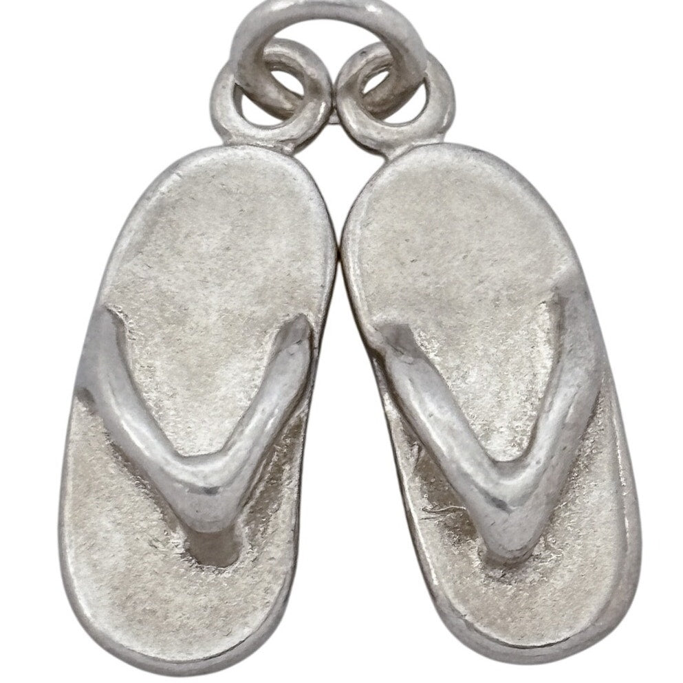 Vintage Sterling Silver 925 Flip Flop Sandal Charm