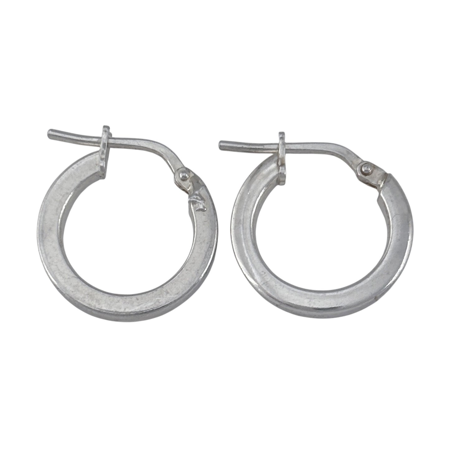 Vintage Sterling Silver 925 Hoop Earrings