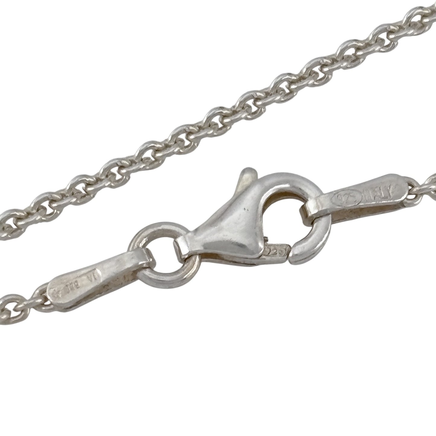 Vintage Italian Sterling Silver 925 Cable Chain Necklace 20"