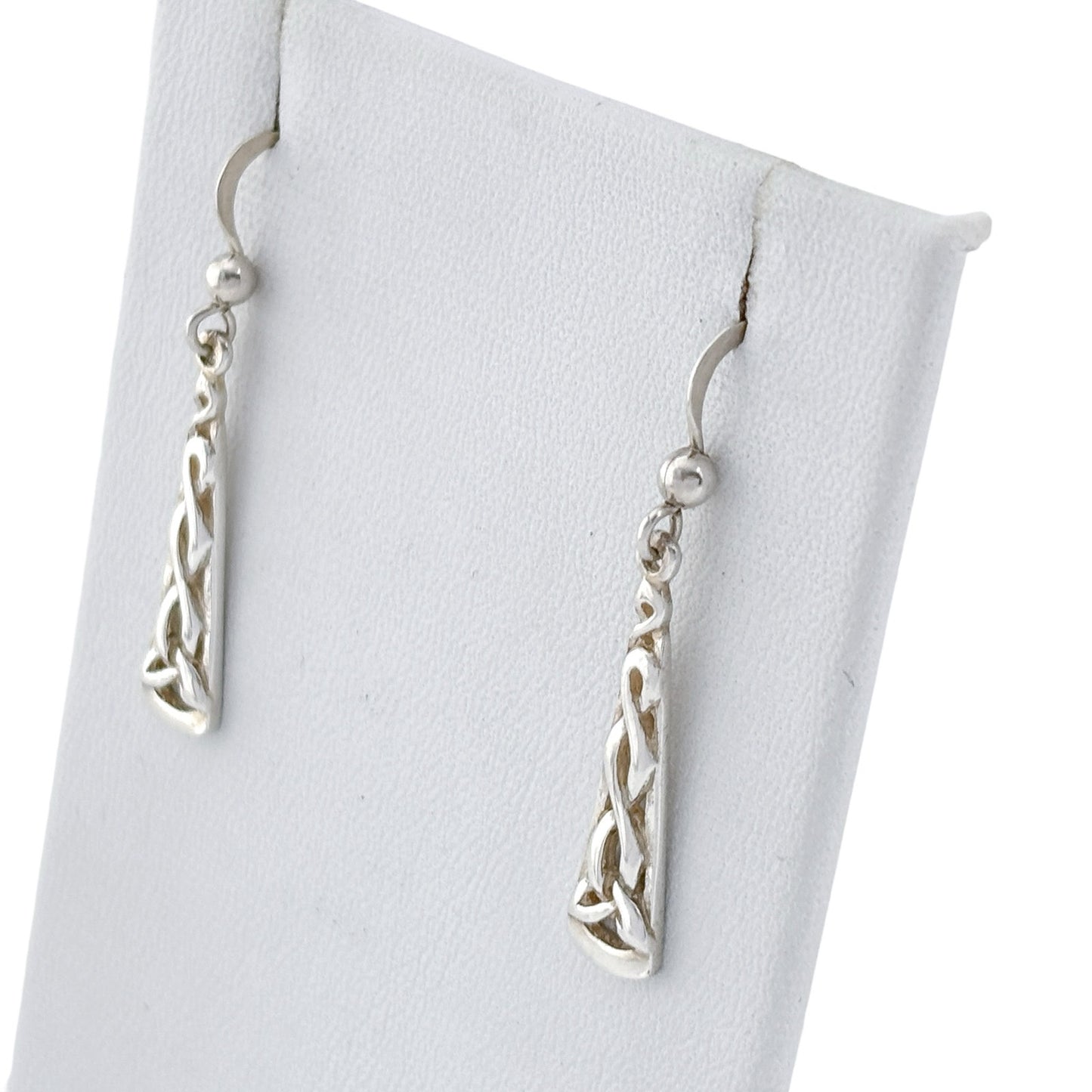 Vintage Sterling Silver 925 Celtic Knot Earrings