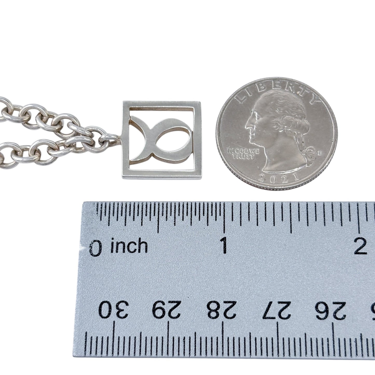 Vintage Sterling Silver 925 Taurus Zodiac Charm Bracelet 8"