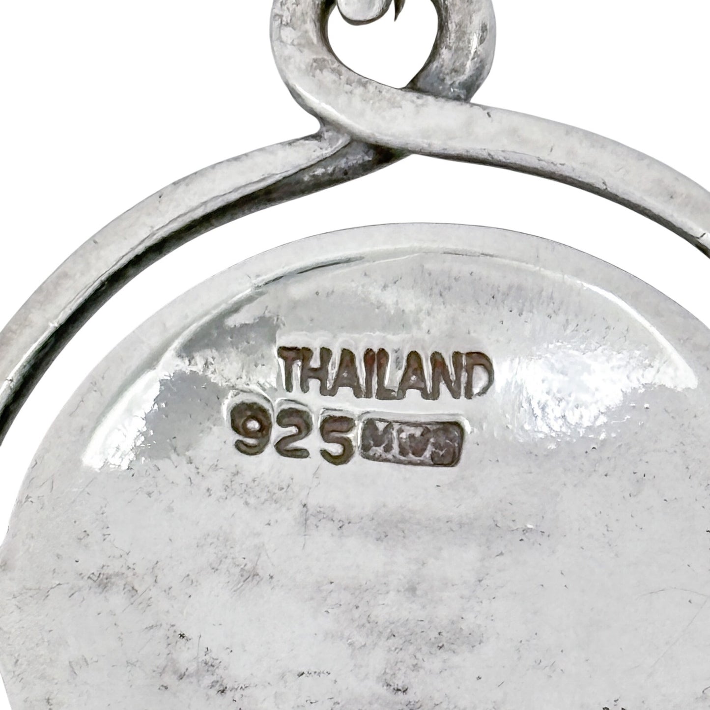 Vintage Sterling Silver 925 Y2K Millennium Pendant