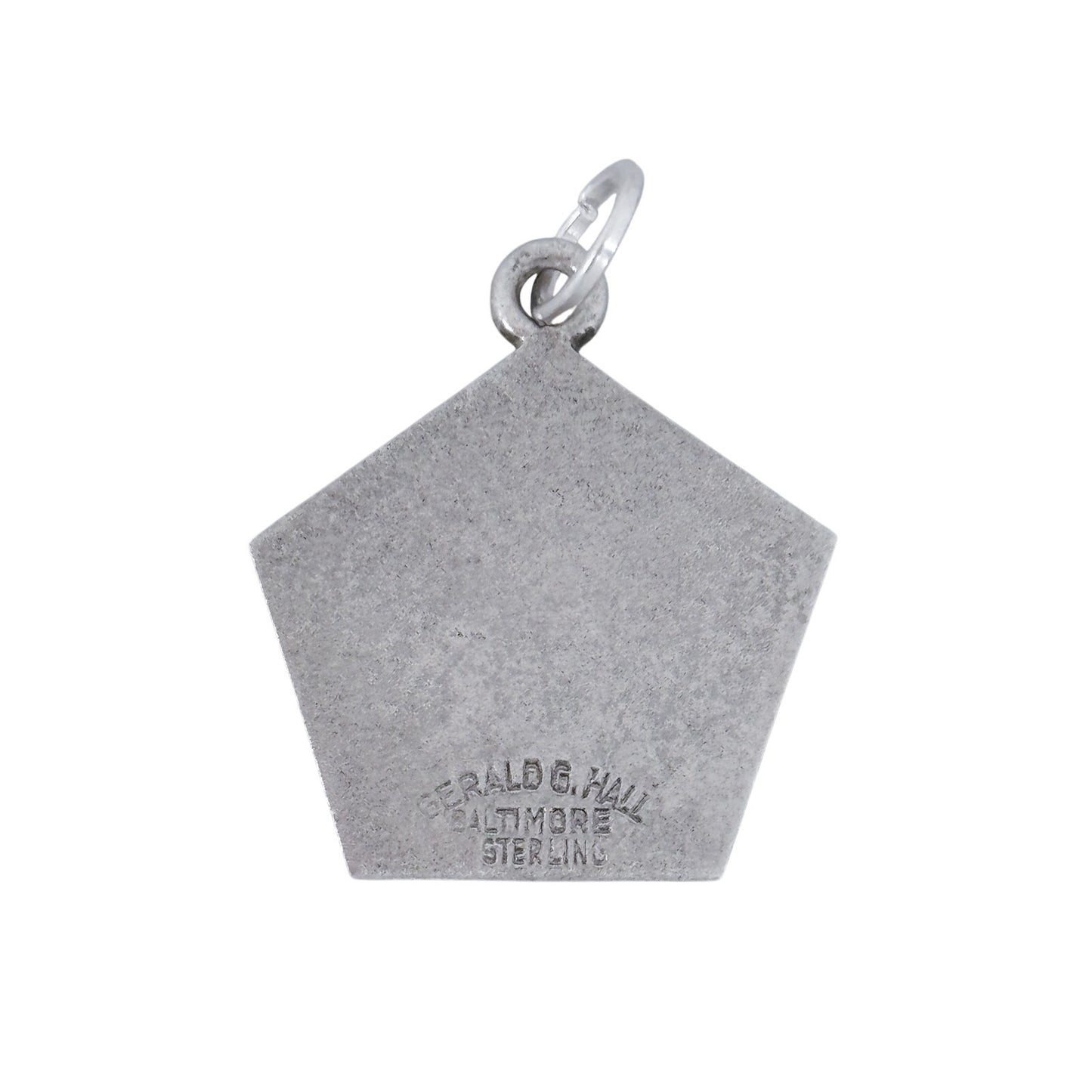 Vintage Sterling Silver 925 Boys Latin School Press Club Pendant