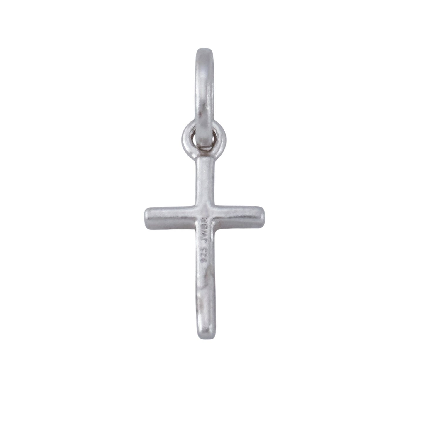 Vintage Sterling Silver 925 Diamond 0.09ctw Cross Pendant