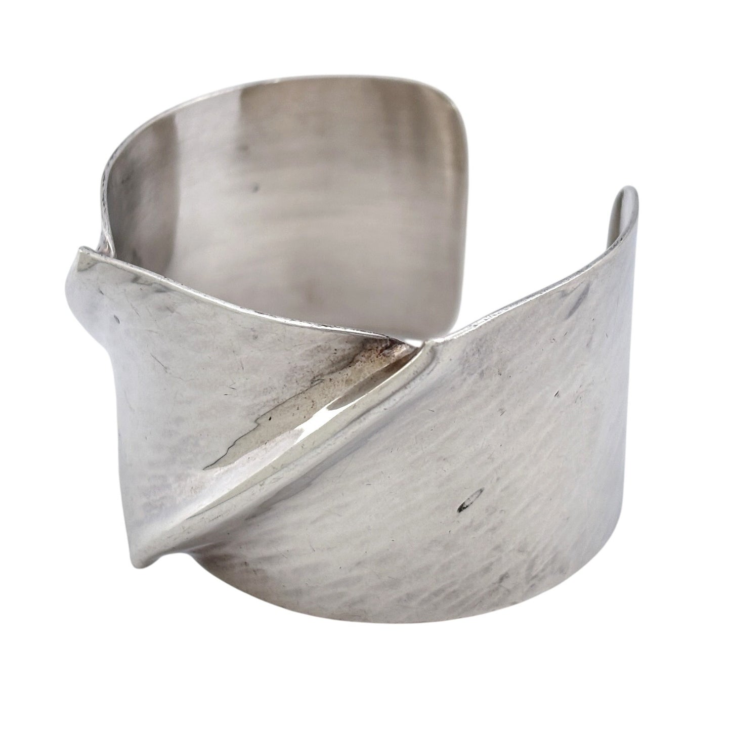 Vintage David Epstein Sterling Silver 925 Twisted Cuff Bracelet 6"