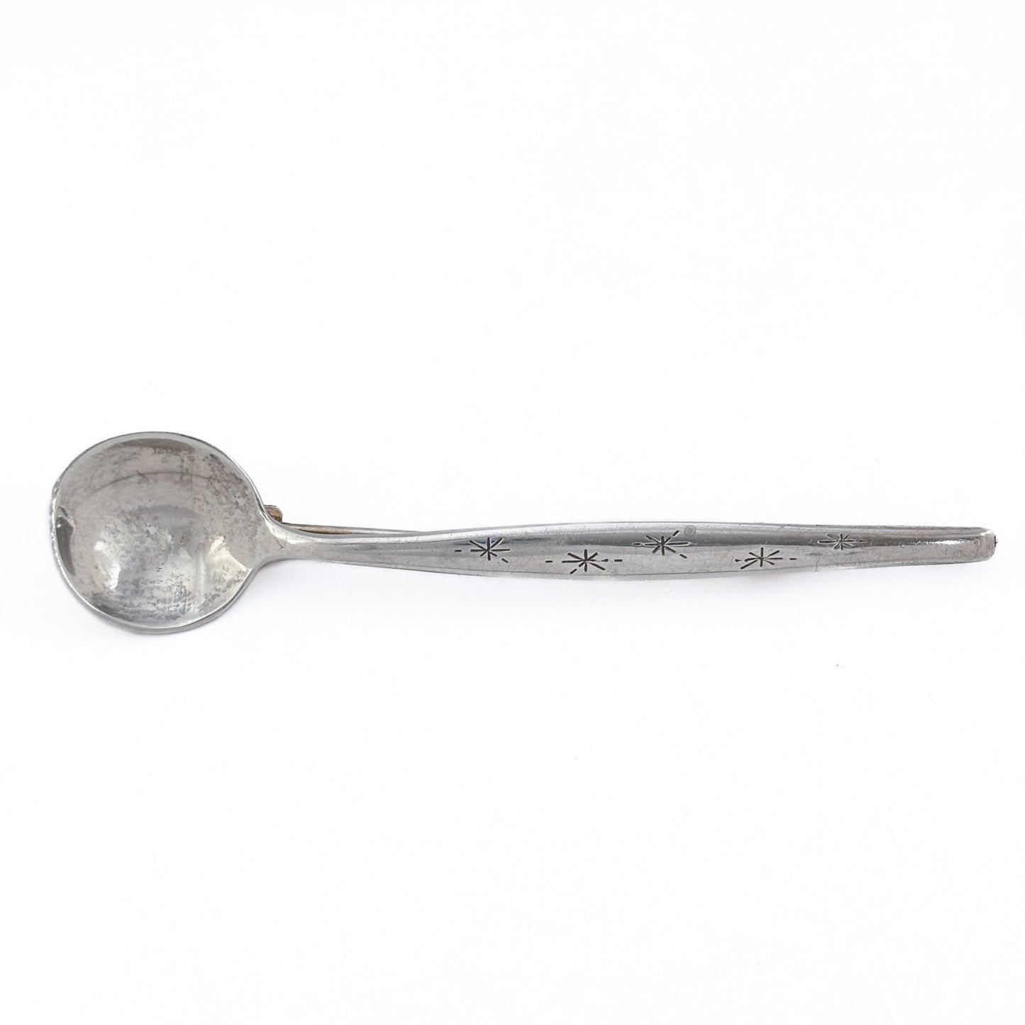 Vintage Sterling Silver 925 Spoon Star Brooch