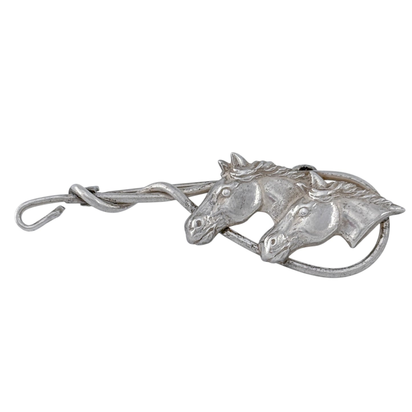Vintage Sterling Silver 925 Horse Brooch Pin