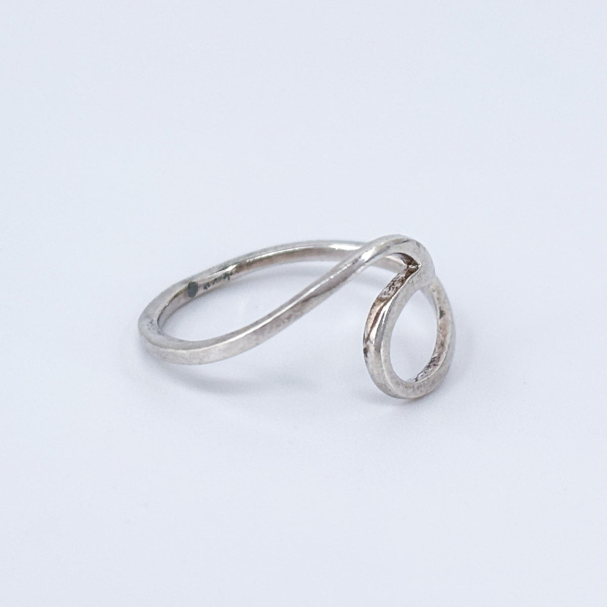 Copied - Vintage Sterling Silver 925 Open Heart Toe Ring Size 5
