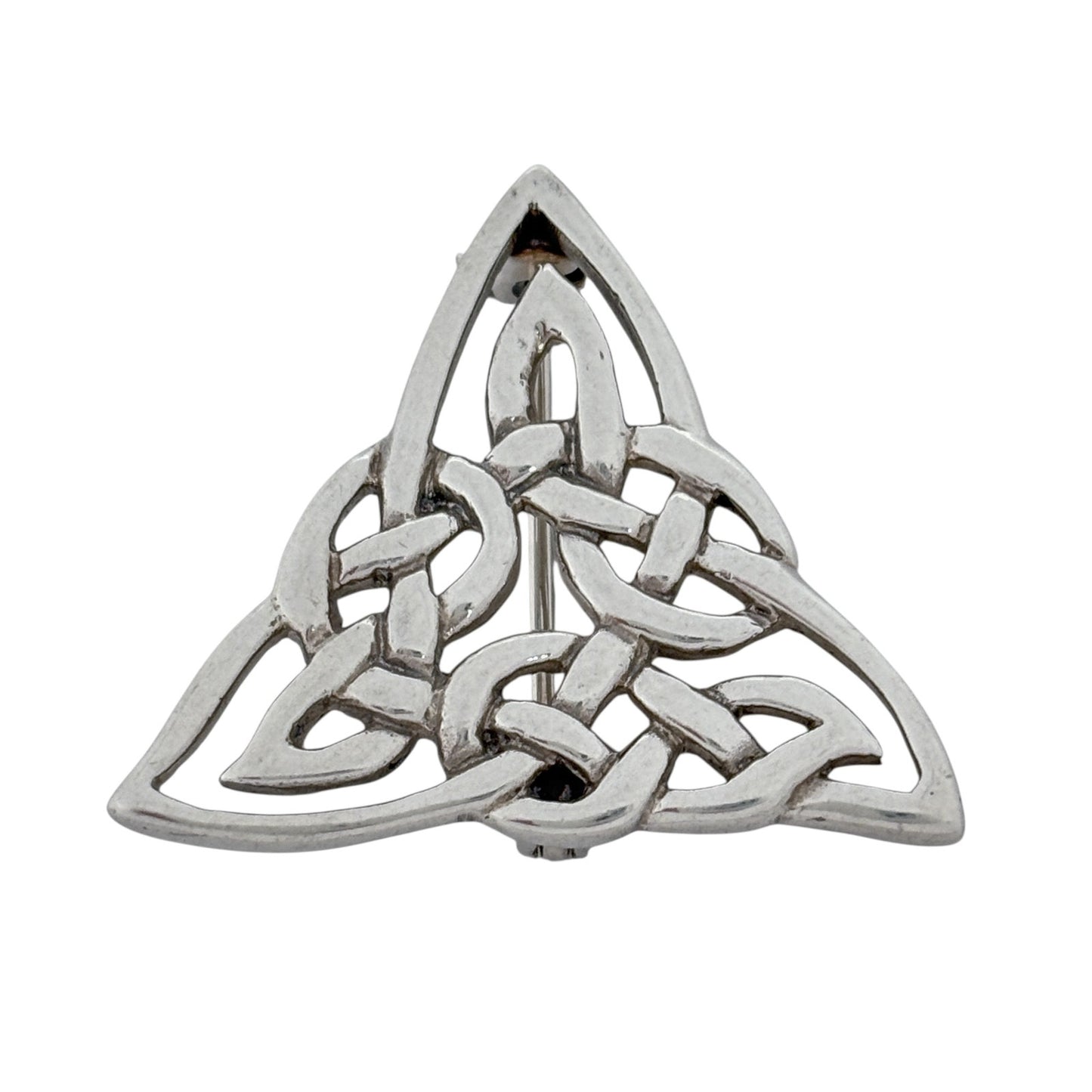Vintage Sterling Silver 925 Celtic Triquetra Brooch