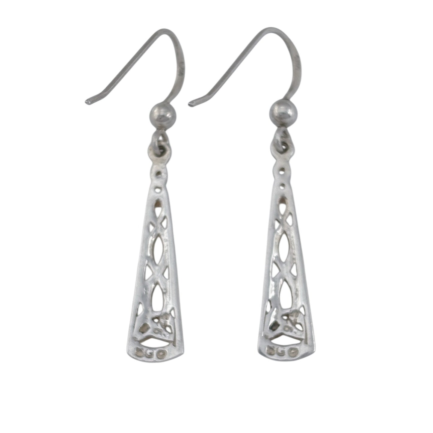 Vintage Sterling Silver 925 Celtic Knot Earrings