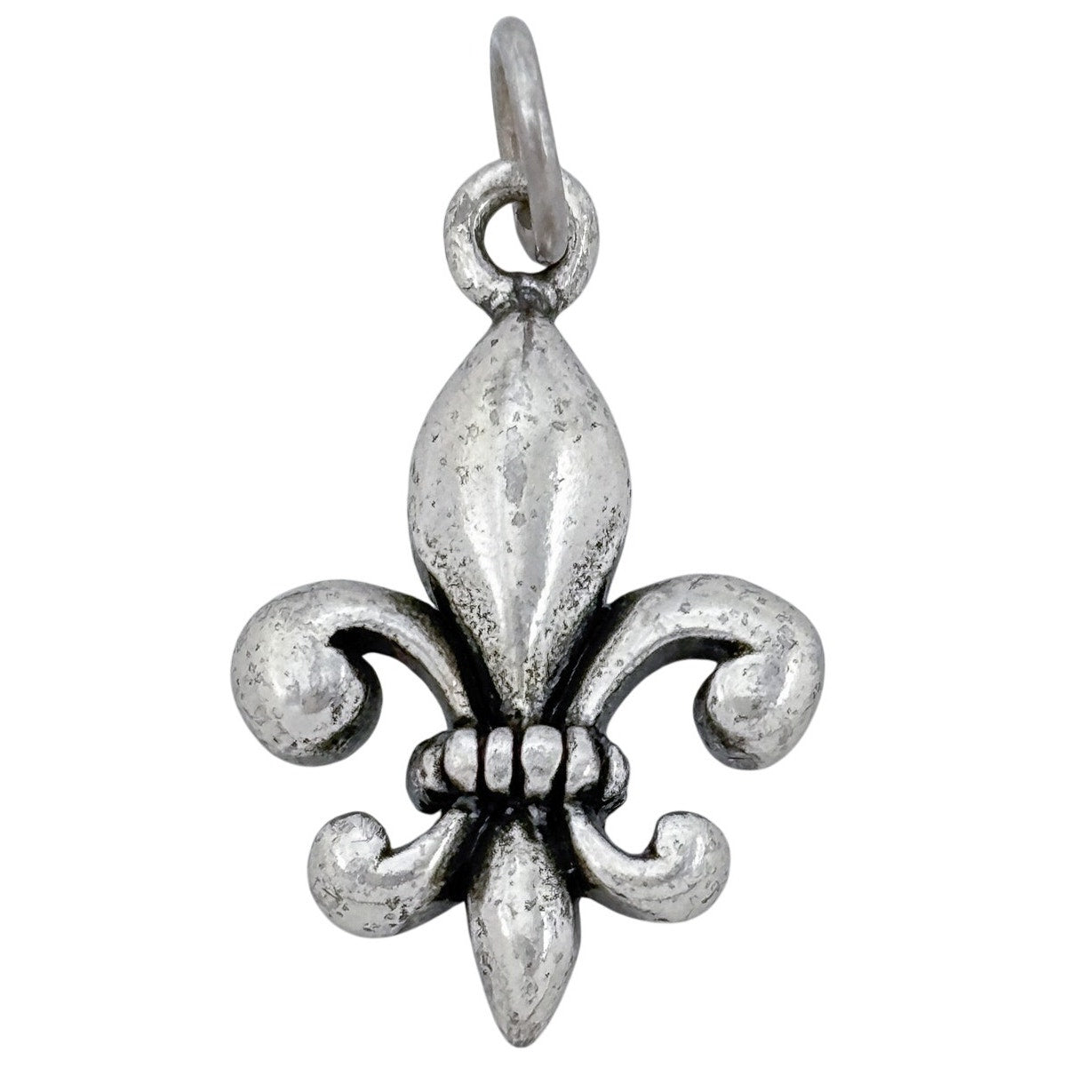 Vintage Sterling Silver 925 Fleur de Lis Pendant