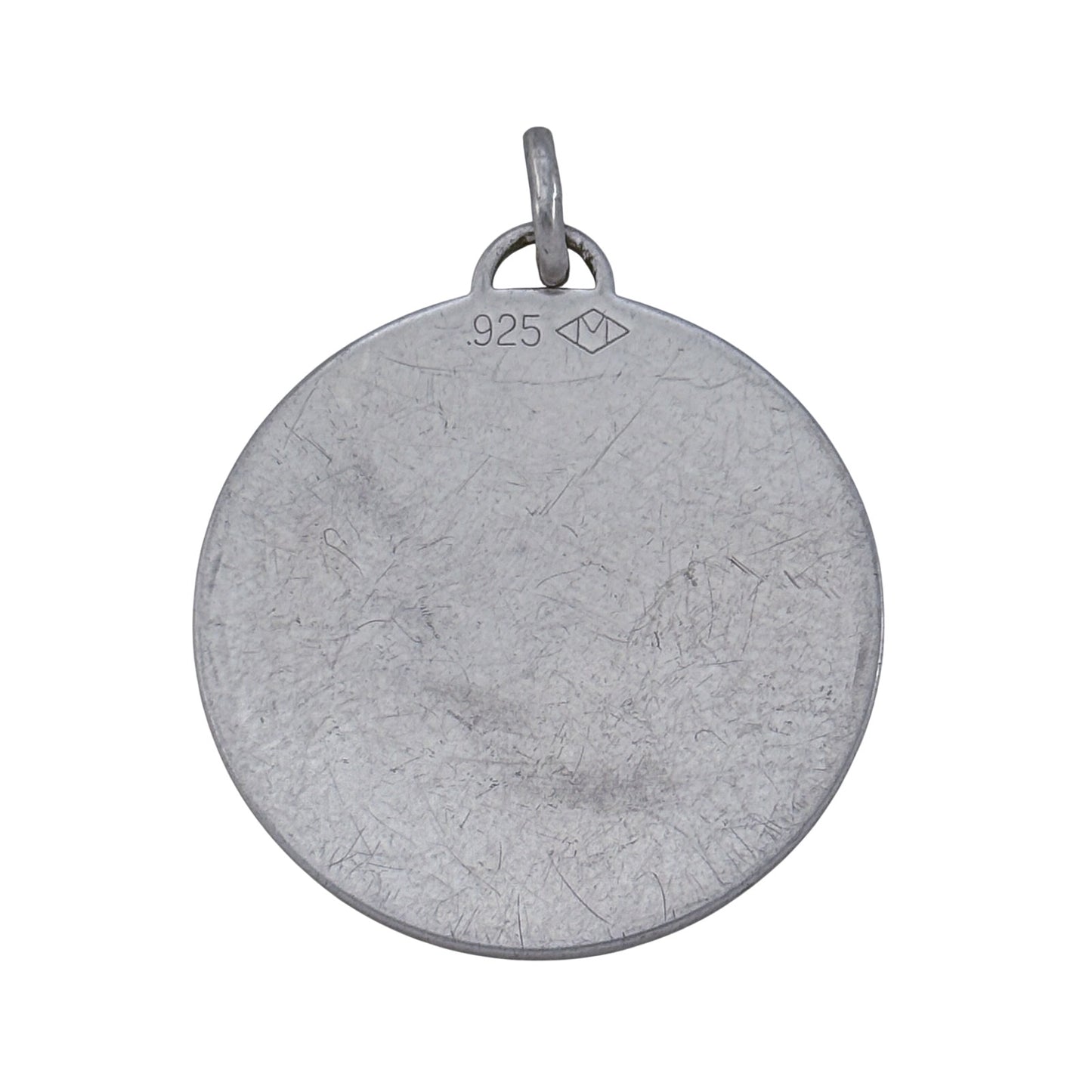 Vintage Sterling Silver 925 Love You Engraved Pendant