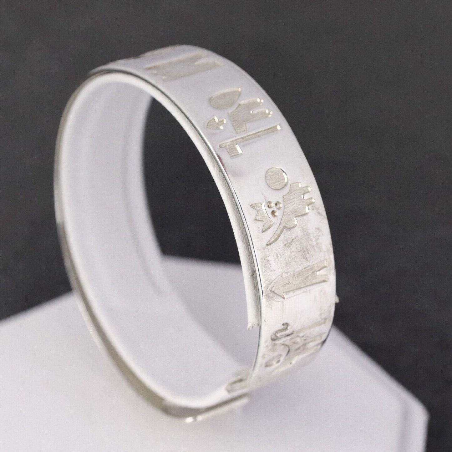 Michael Hilliar | History of Ireland Cuff | Sterling Silver 925 Bracelet | 7.5"