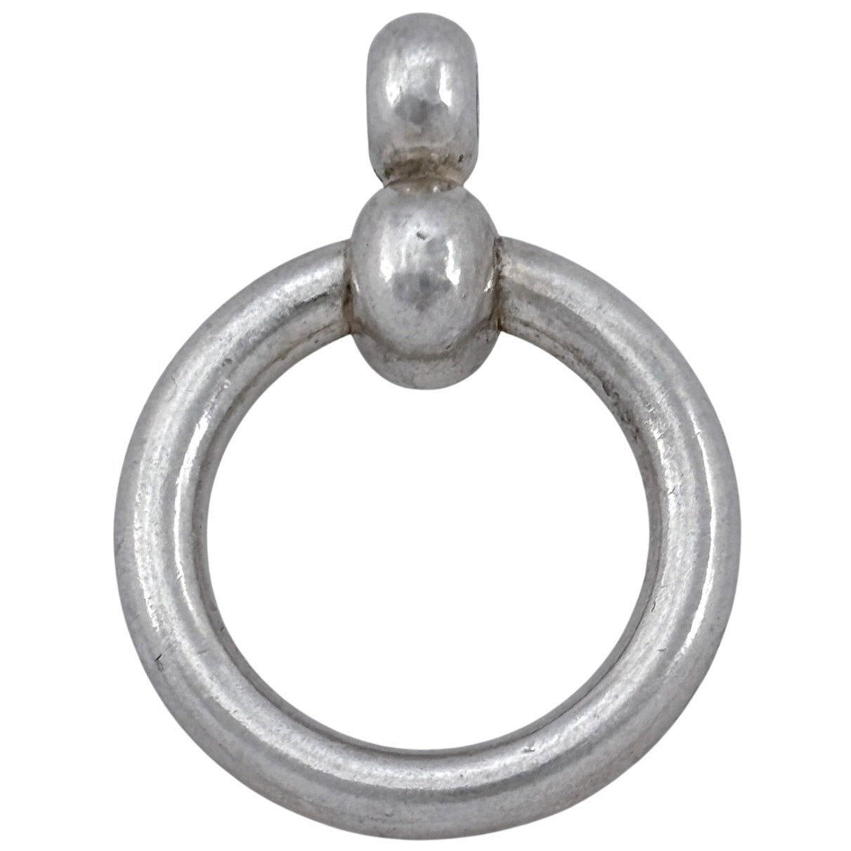 Vintage Sterling Silver 925 Circular Ring Pendant
