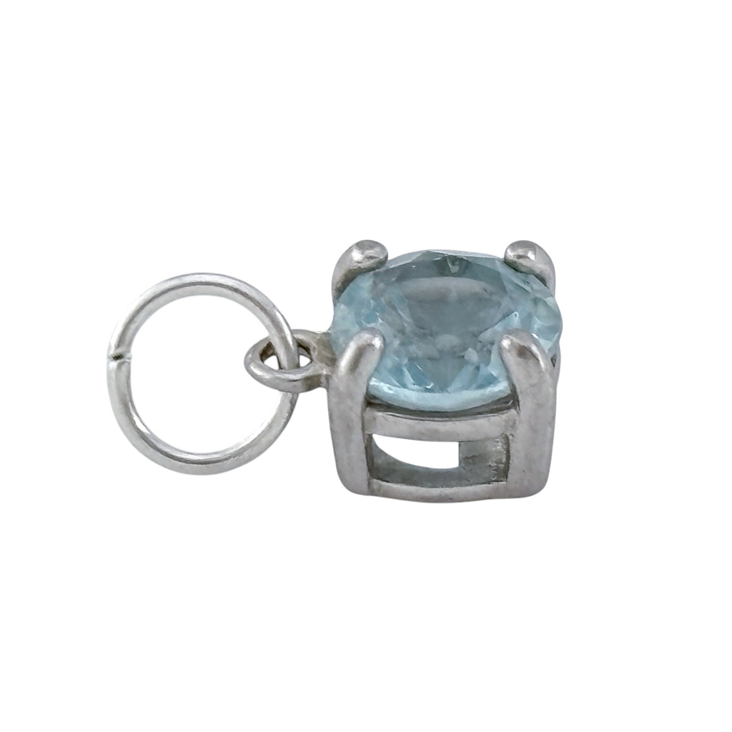 Vintage Sterling Silver 925 Topaz Pendant