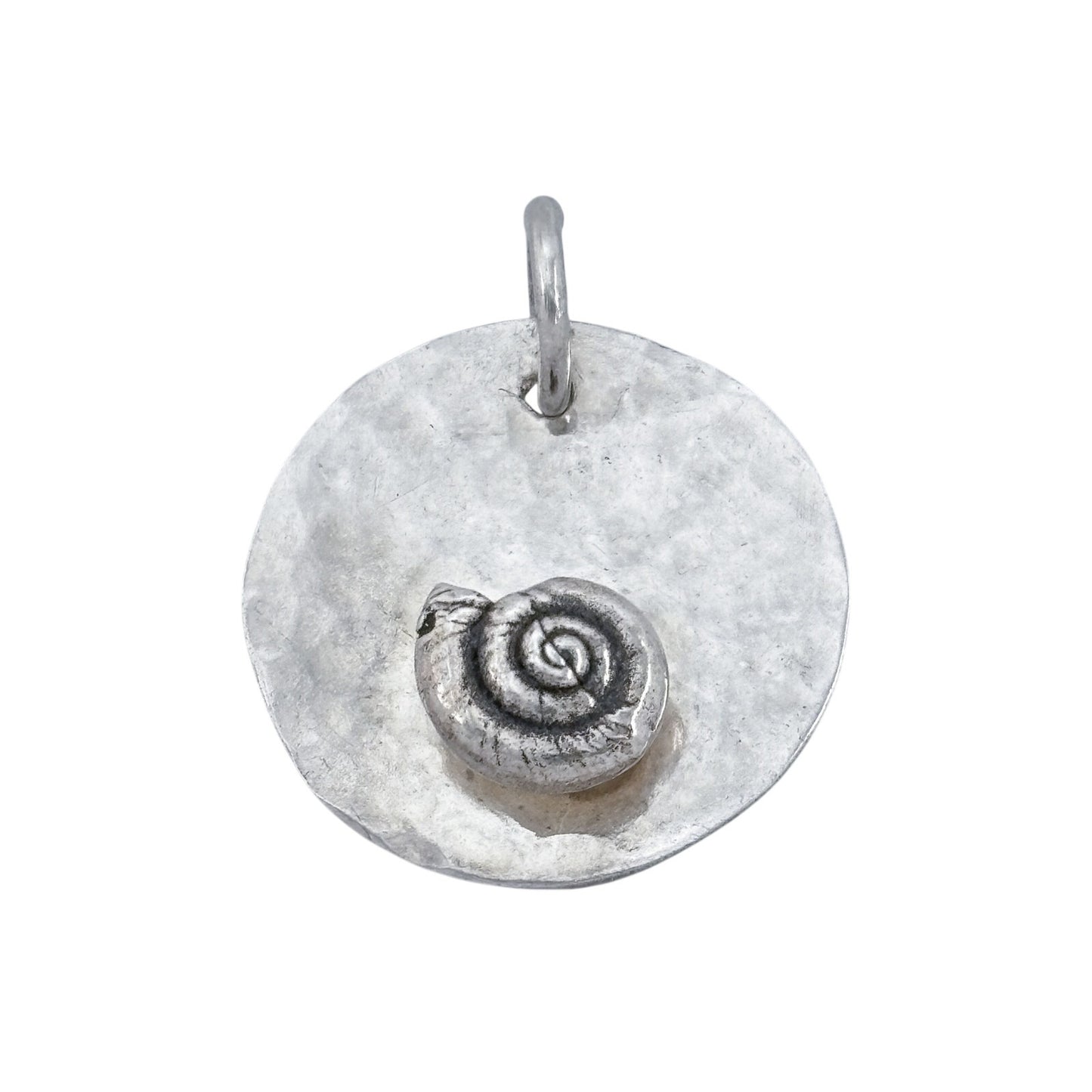 Vintage Sterling Silver 925 Snail Shell Pendant