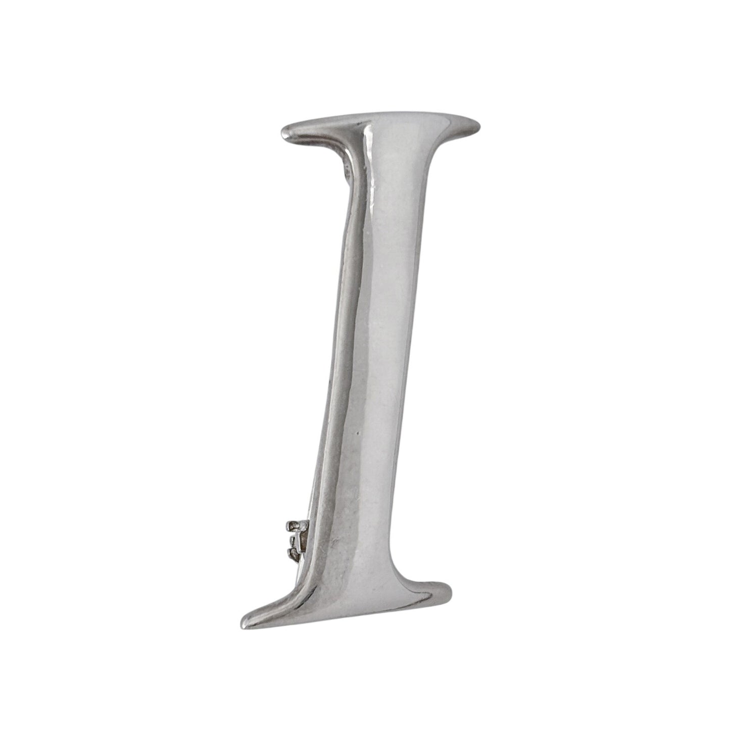 Vintage Sterling Silver 925 Letter I Brooch