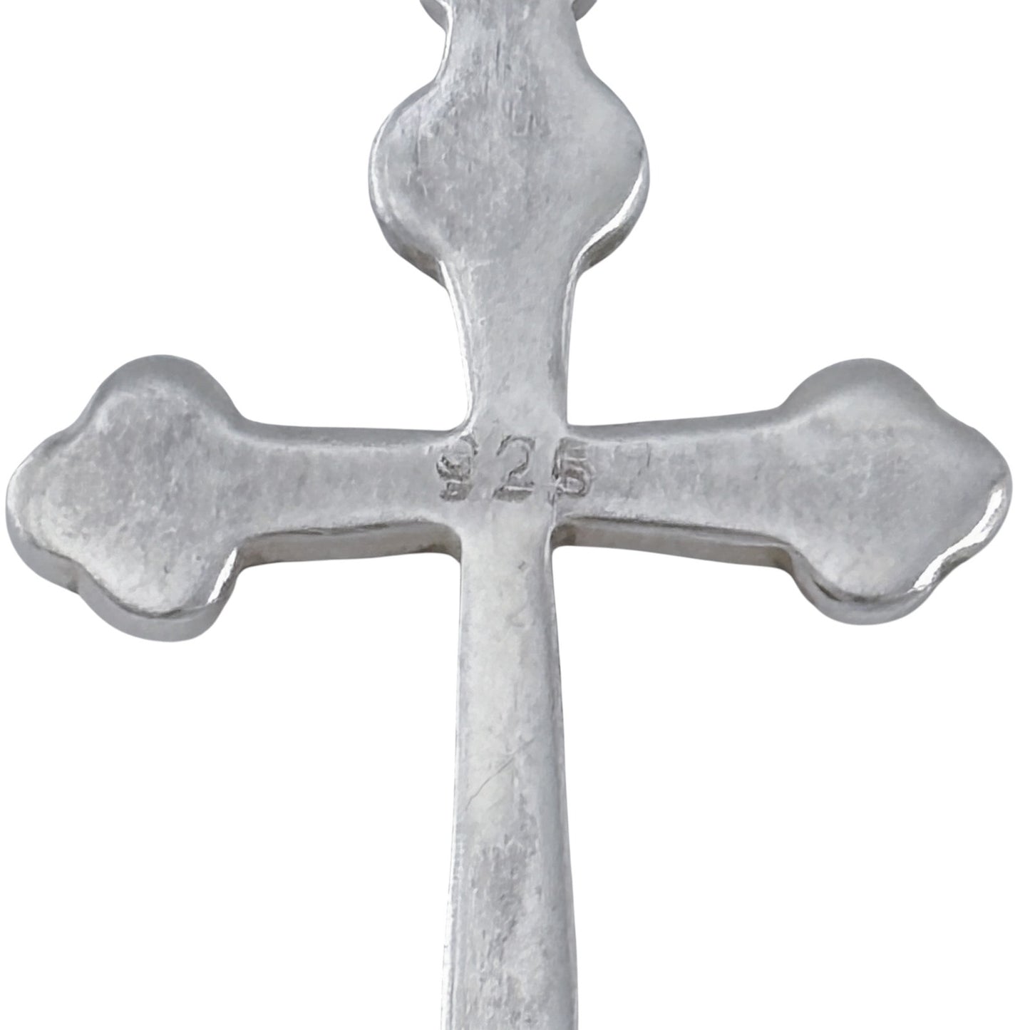 Vintage Sterling Silver 925 Dainty Cross Pendant
