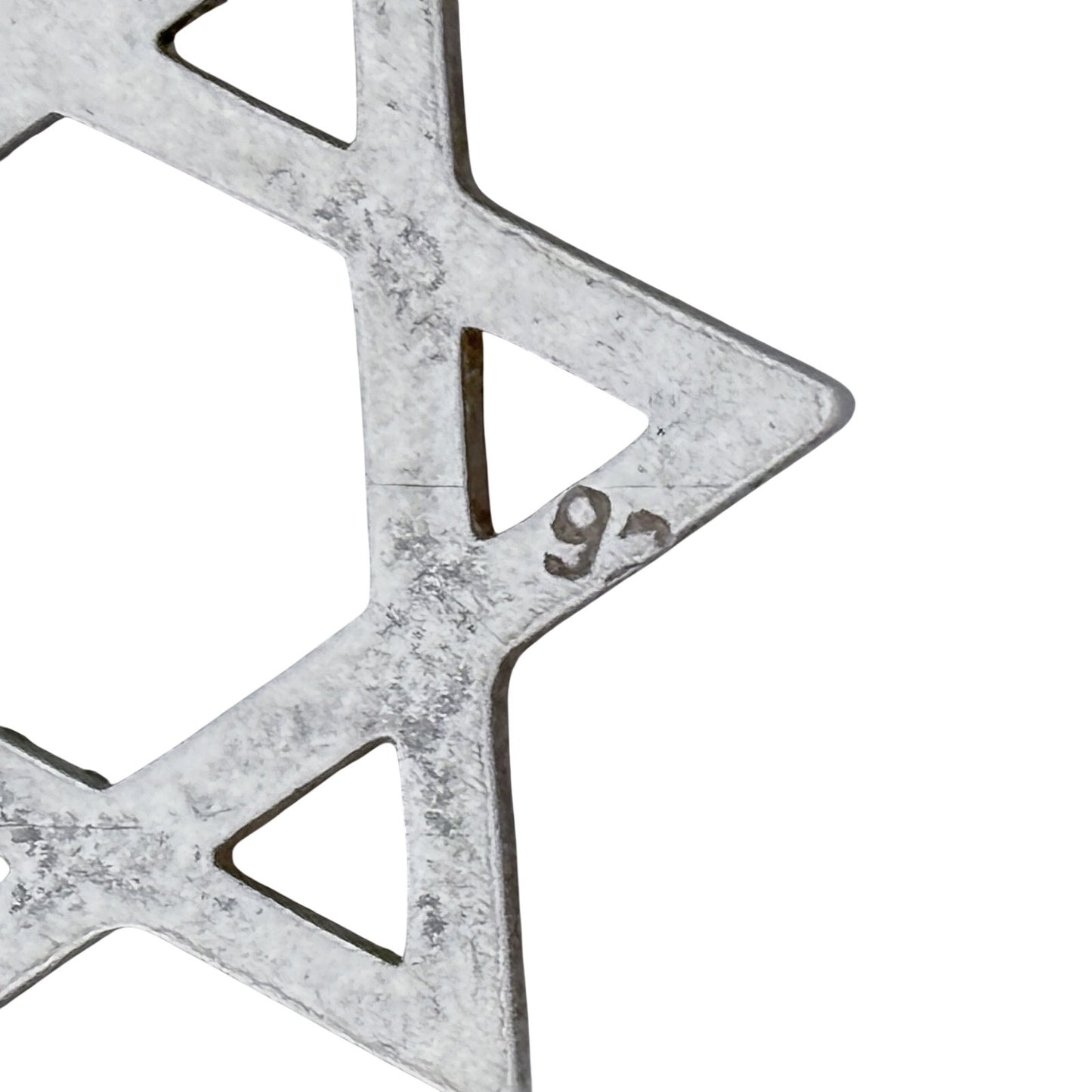 Vintage Sterling Silver 925 Star of David Charm