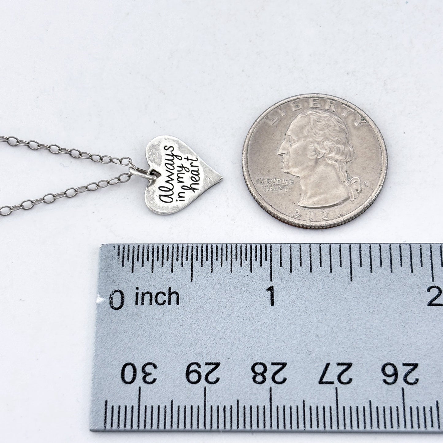 Vintage Sterling Silver 925 Cable Link Chain Necklace 17.5"-19.5"