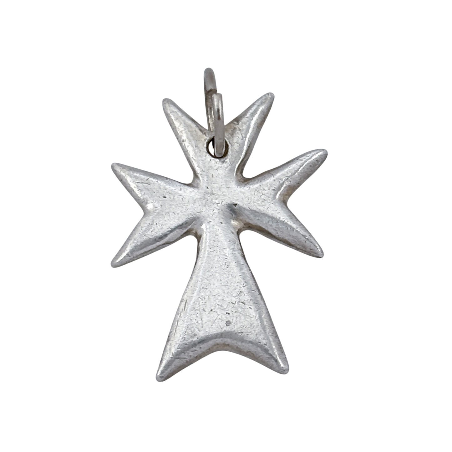 Vintage Sterling Silver 925 Maltese Cross Pendant