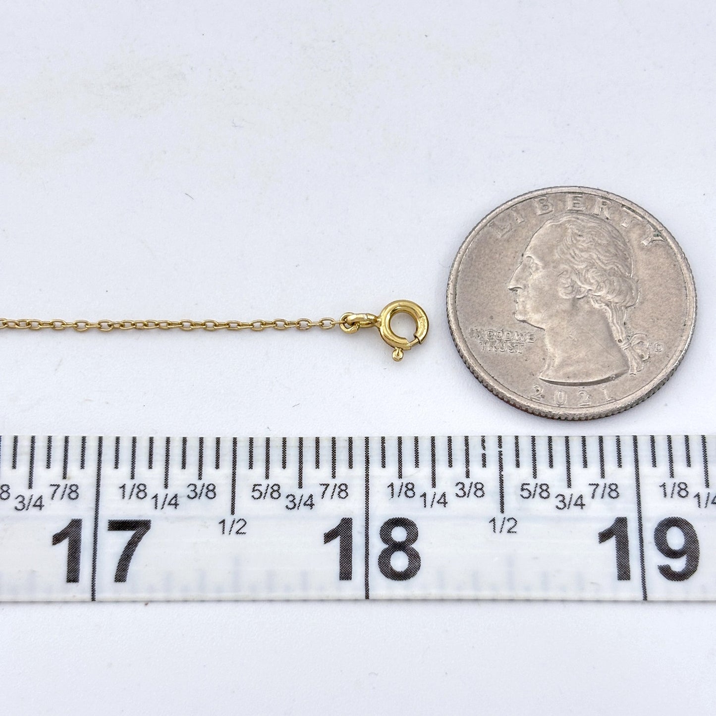 Vintage Gold-Tone Sterling Silver 925 Arrow Pendant Necklace 16"-18"