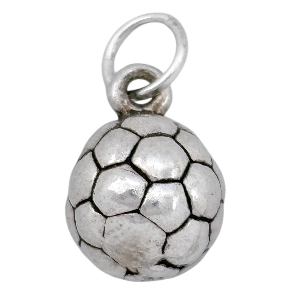 Vintage Sterling Silver 925 Soccer Ball Charm
