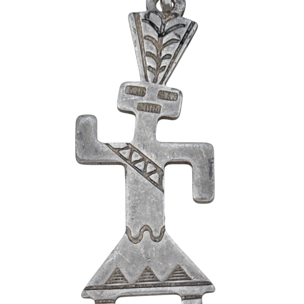 Vintage Sterling Silver 925 Kachina Doll Dancer Pendant