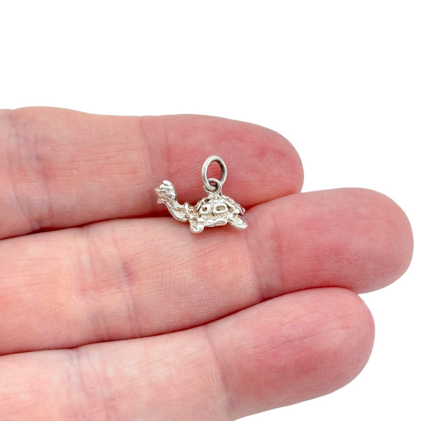 Vintage Sterling Silver 925 Turtle Charm