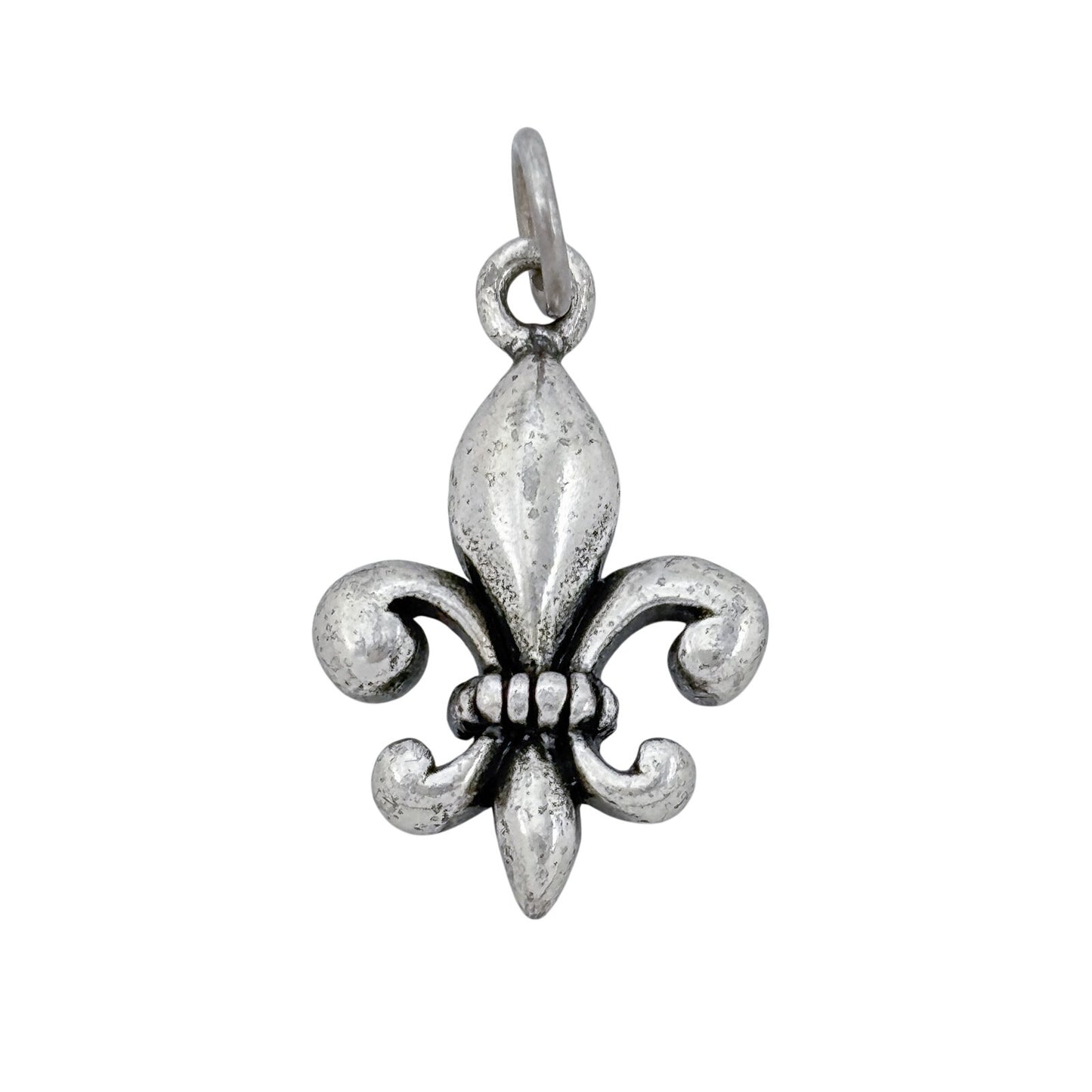 Vintage Sterling Silver 925 Fleur de Lis Pendant