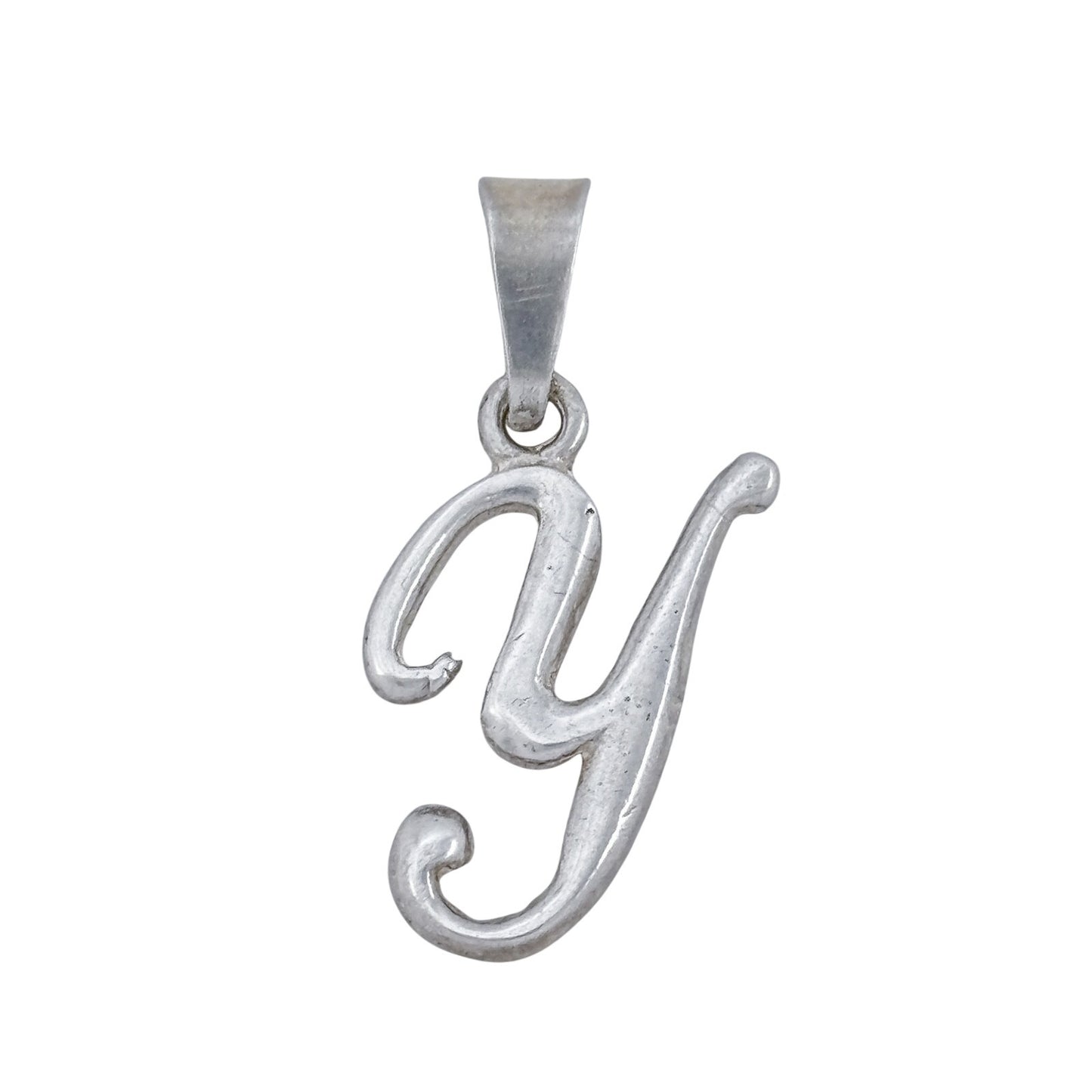 Vintage Mexican Sterling Silver 925 Letter Y Pendant