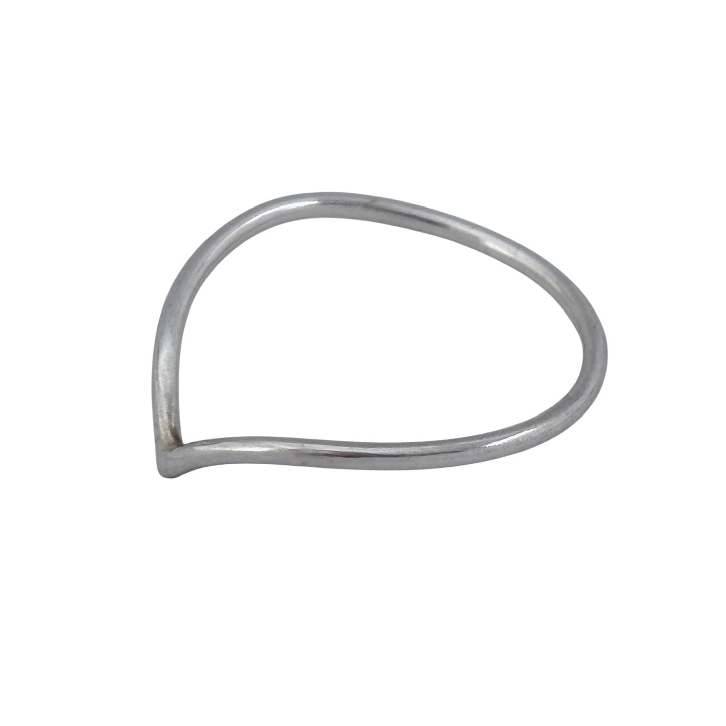 Vintage Sterling Silver 925 Stacking Chevron V Ring Size 8