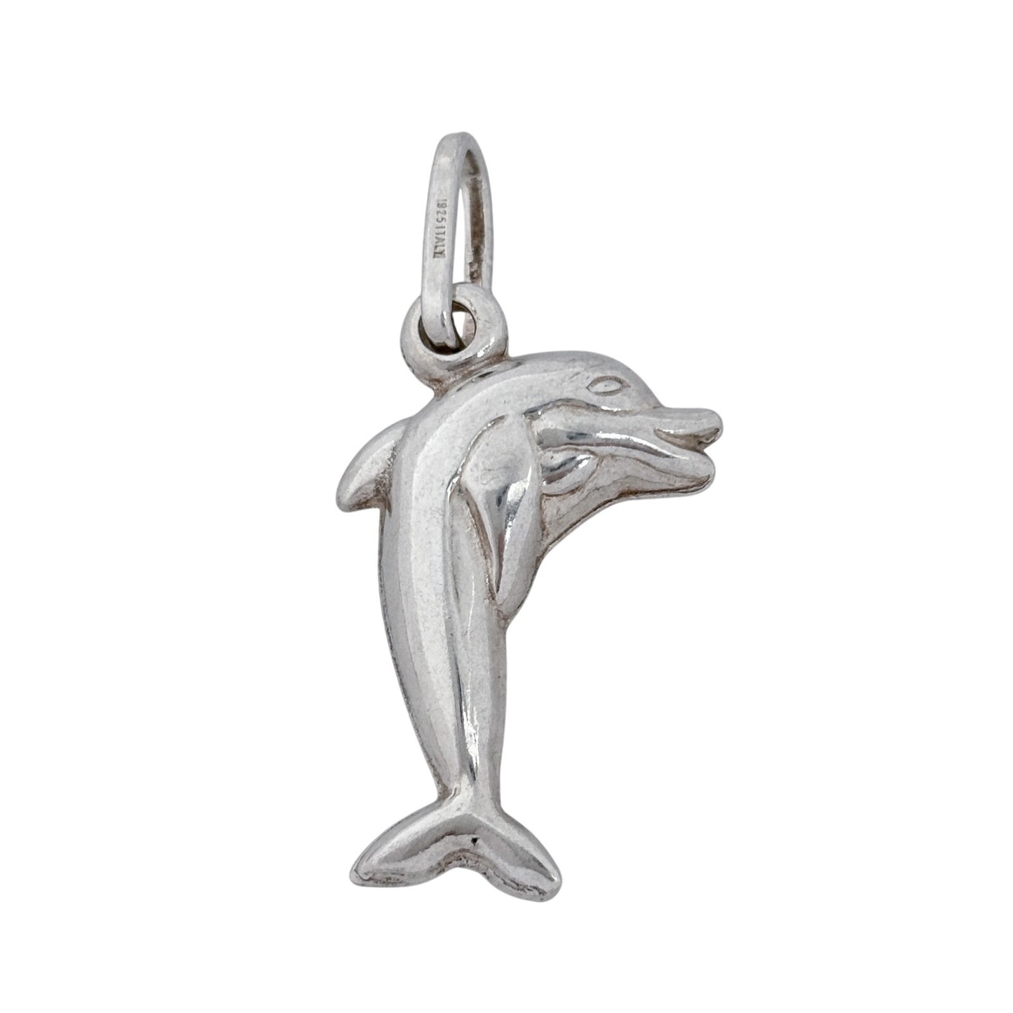 Vintage Sterling Silver 925 Dolphin Pendant