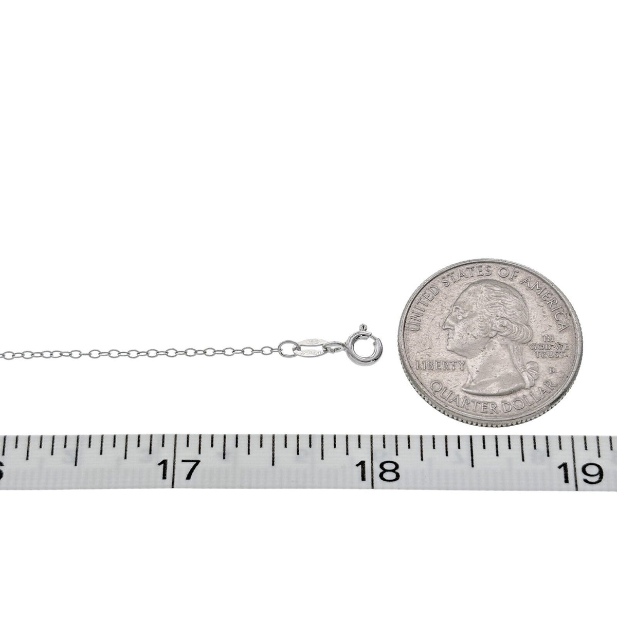 Vintage Sterling Silver 925 Chain Link Necklace 18"