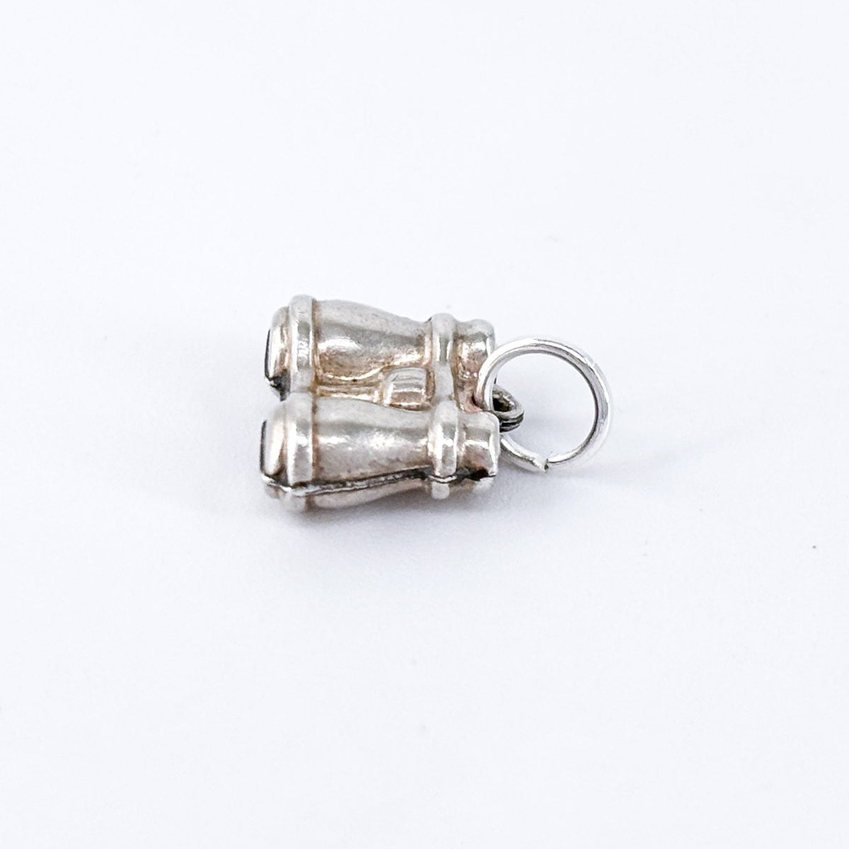 Sterling Silver 925 Binoculars Charm Pendant | Vintage Bird Watcher Jewelry