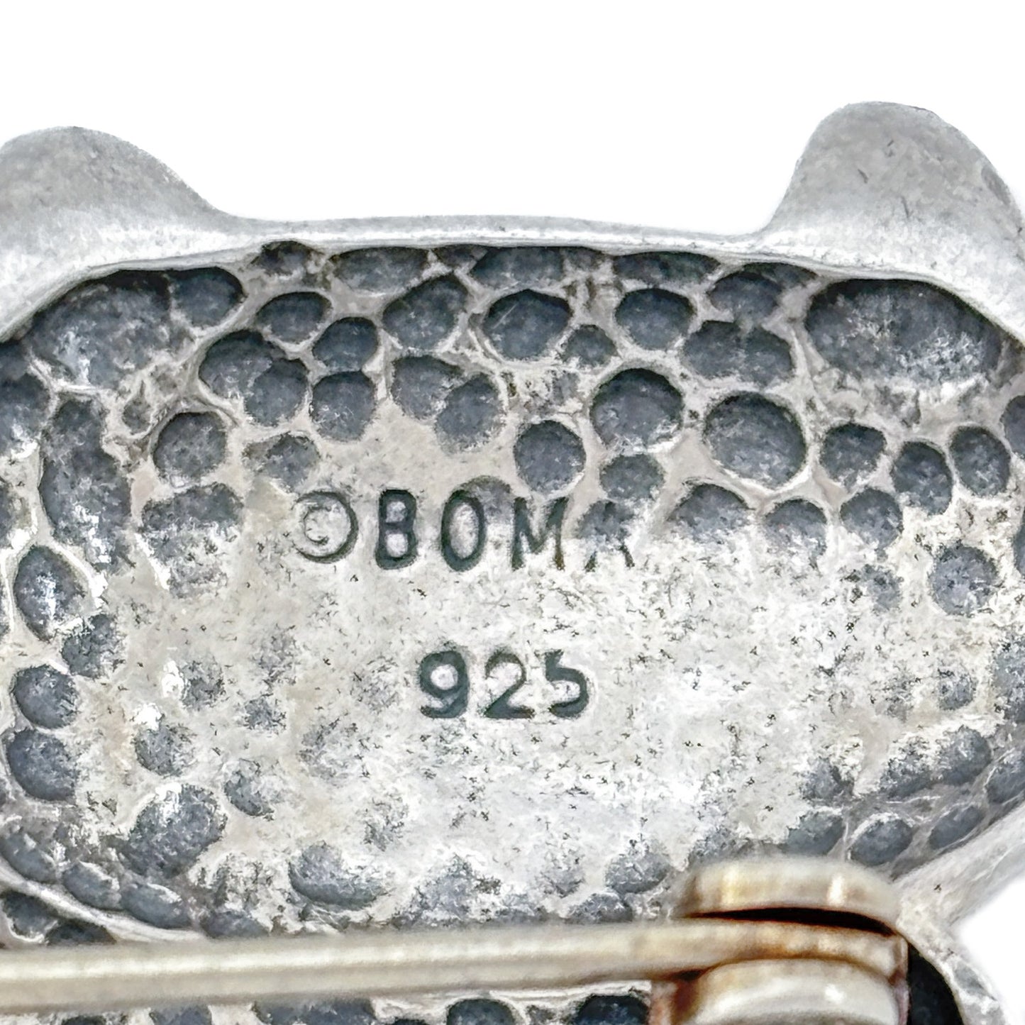 Vintage Boma Sterling Silver 925 Cutout Fish Cat Brooch