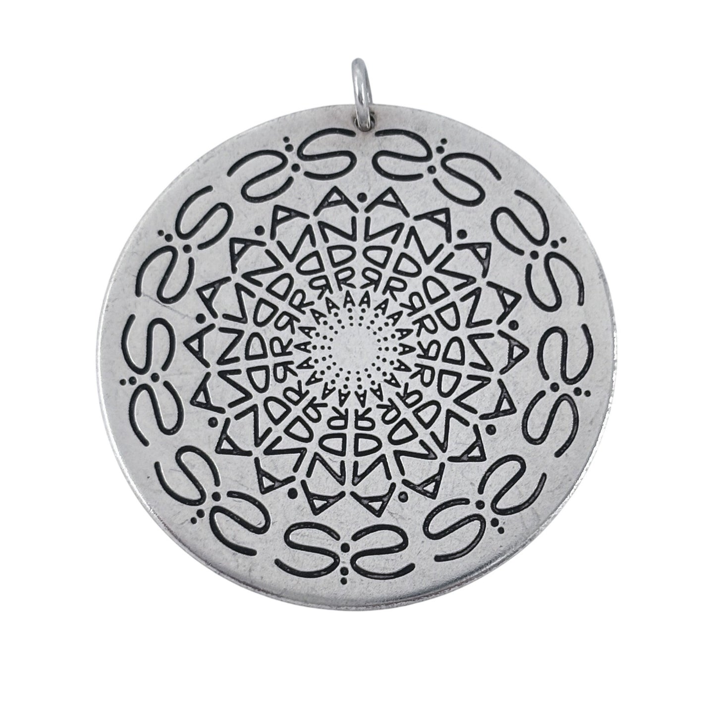 Vintage Heidi J Hale Sterling Silver 925 "Sandra" Namedala Pendant