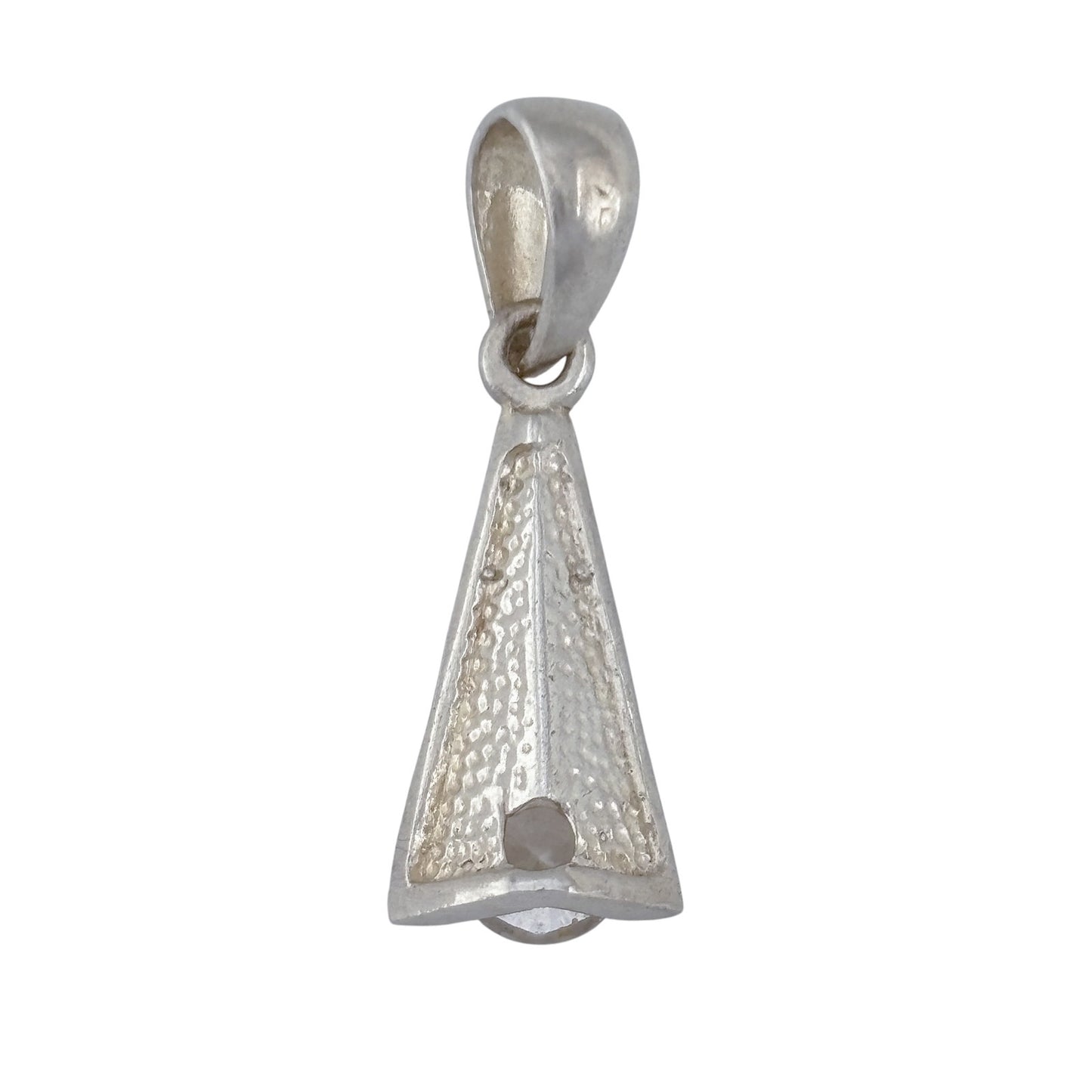 Vintage Sterling Silver 925 Cubic Zirconia Pendant