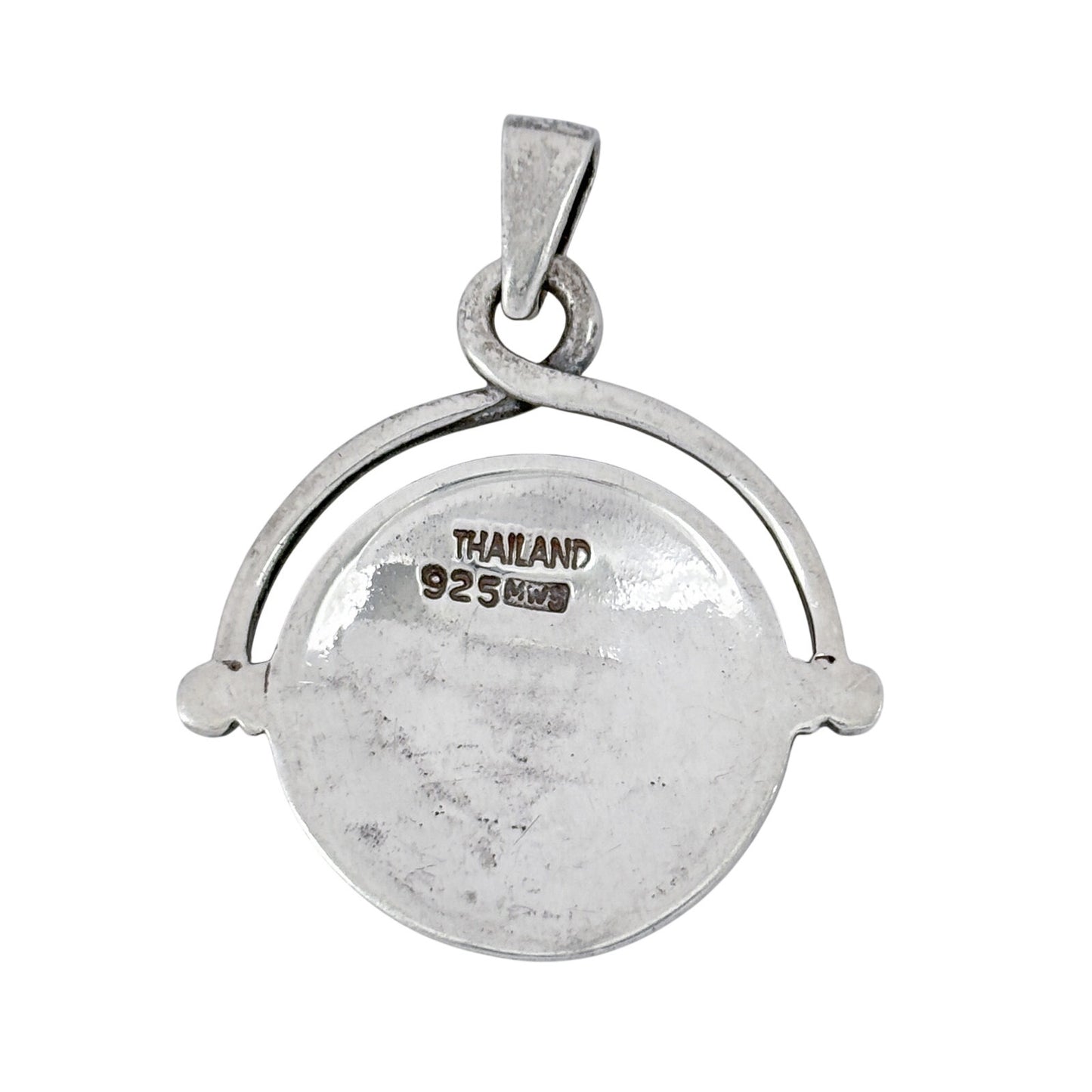 Vintage Sterling Silver 925 Y2K Millennium Pendant