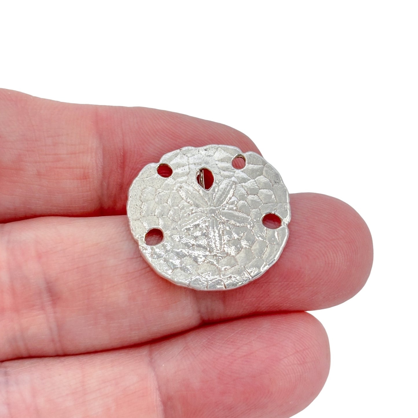 Vintage Sterling Silver 925 Sand Dollar Pendant