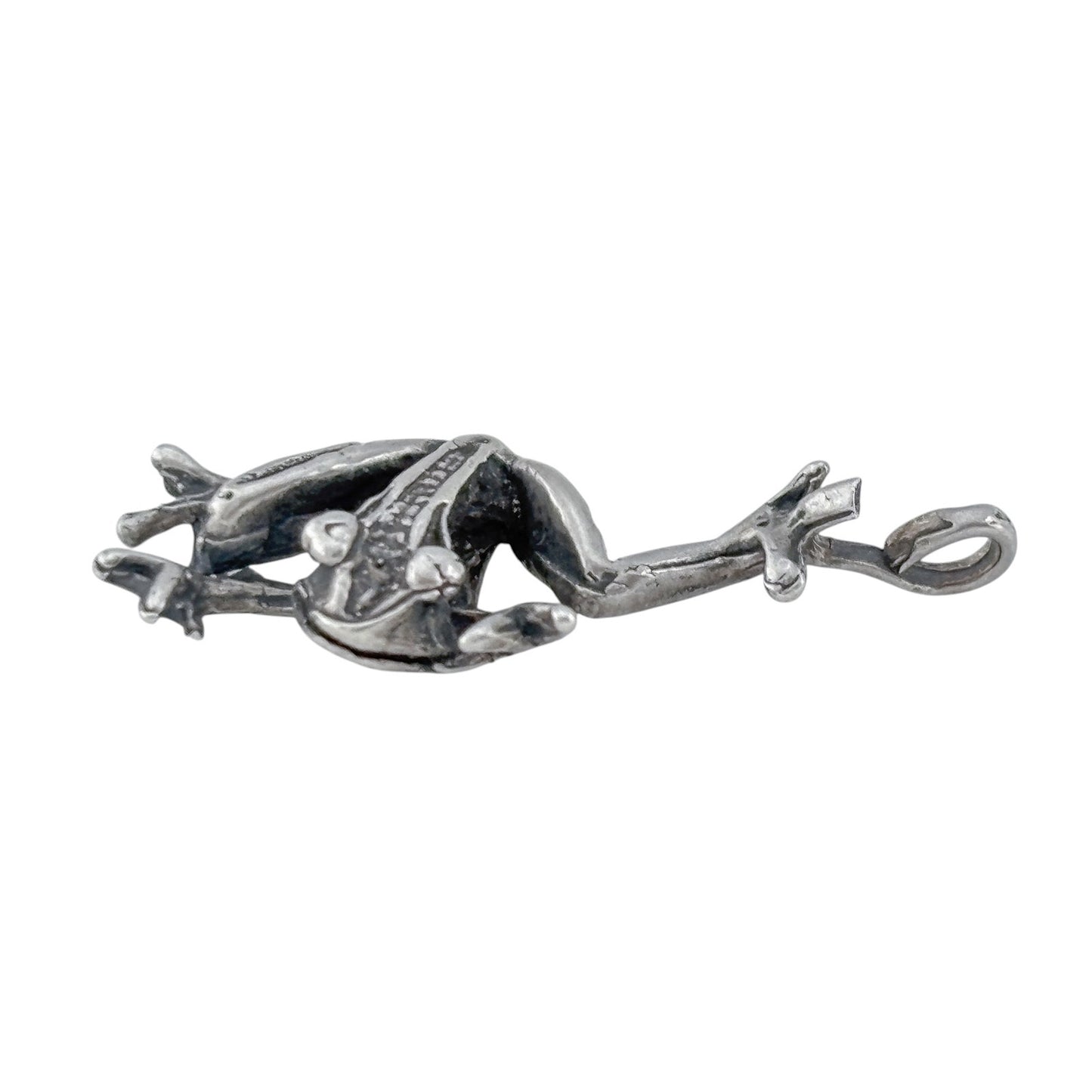 Vintage Sterling Silver 925 Frog Pendant