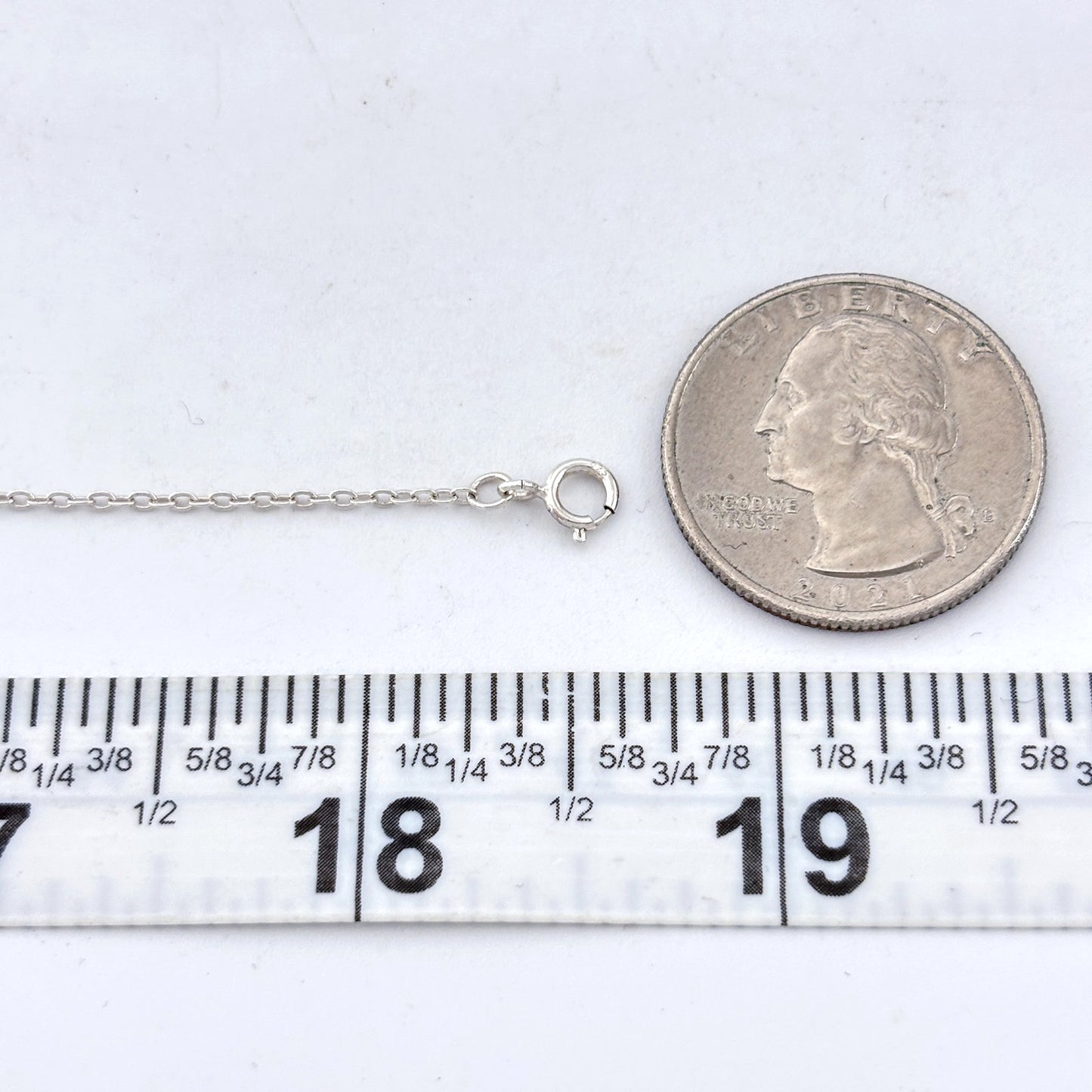 Vintage Sterling Silver 925 Infinity Cross Pendant Necklace 16.5"-18.5"
